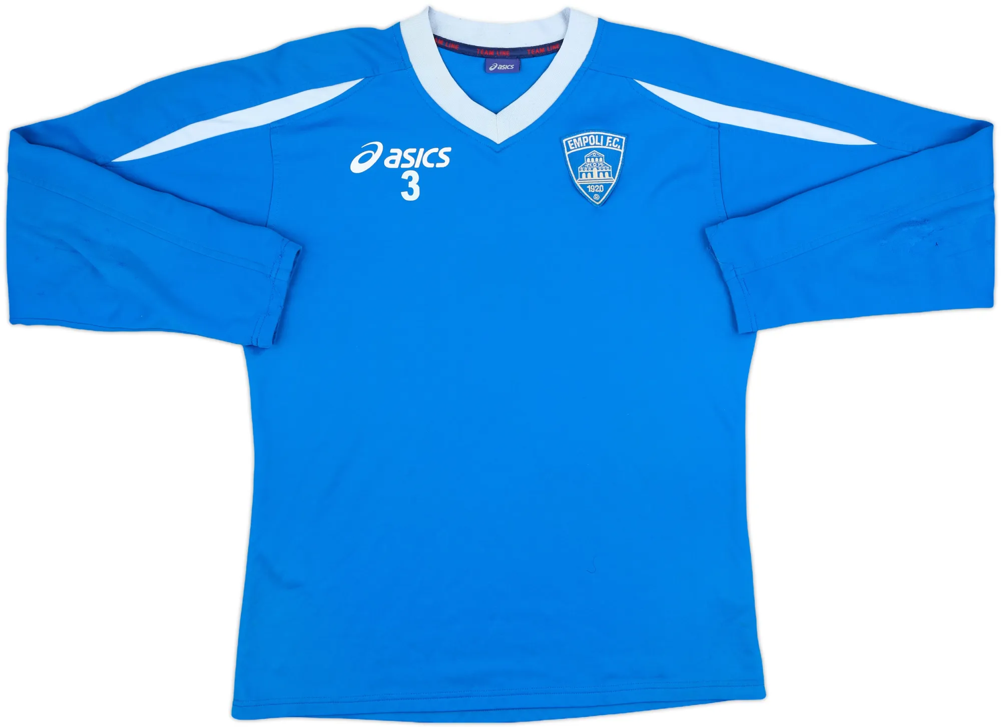 Asics Empoli Mens LS Player Issue Home Shirt 2004/05