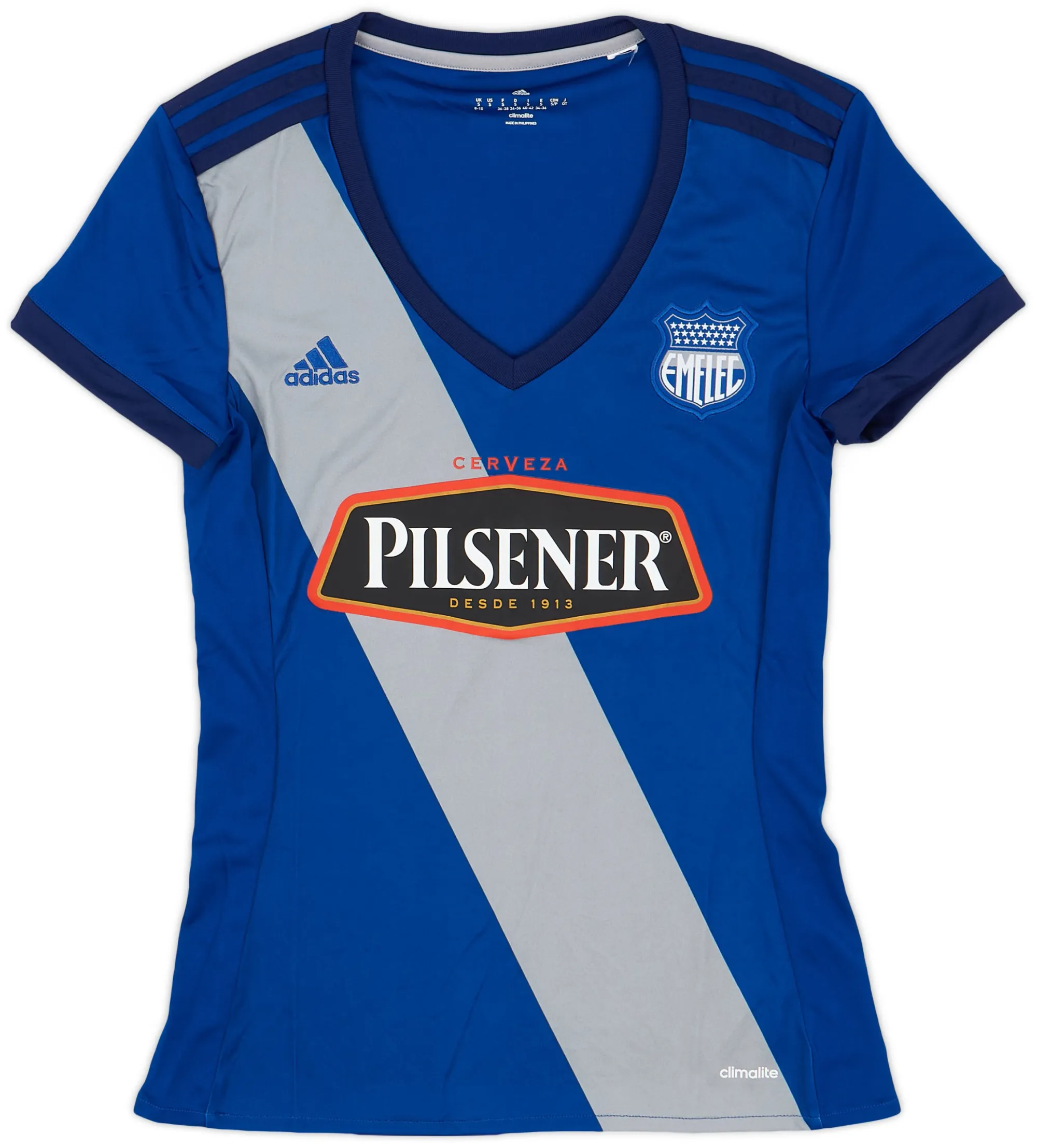 adidas Club Sport Emelec Womens SS Home Shirt 2017/18