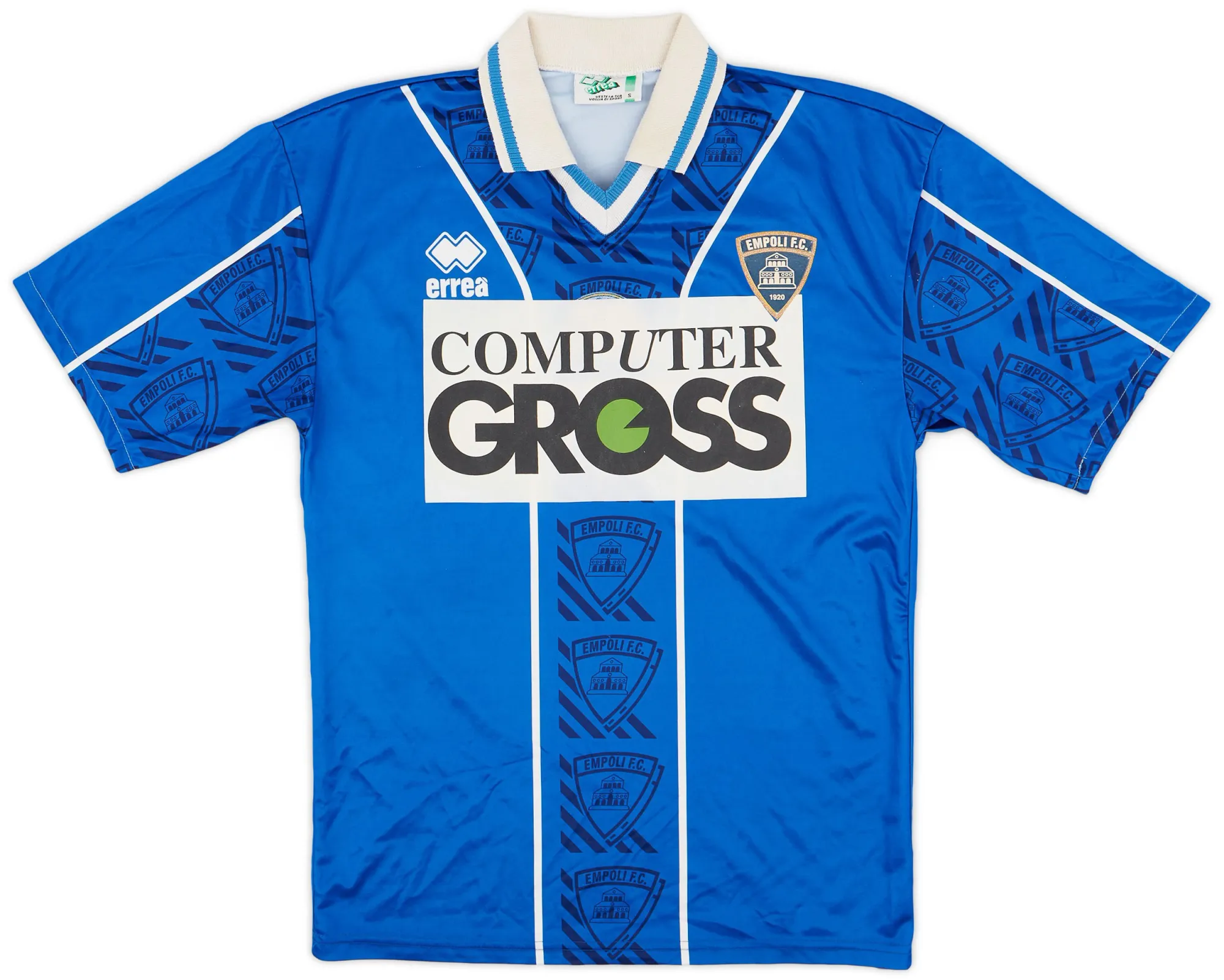 Errea Empoli Mens SS Home Shirt 1997/98