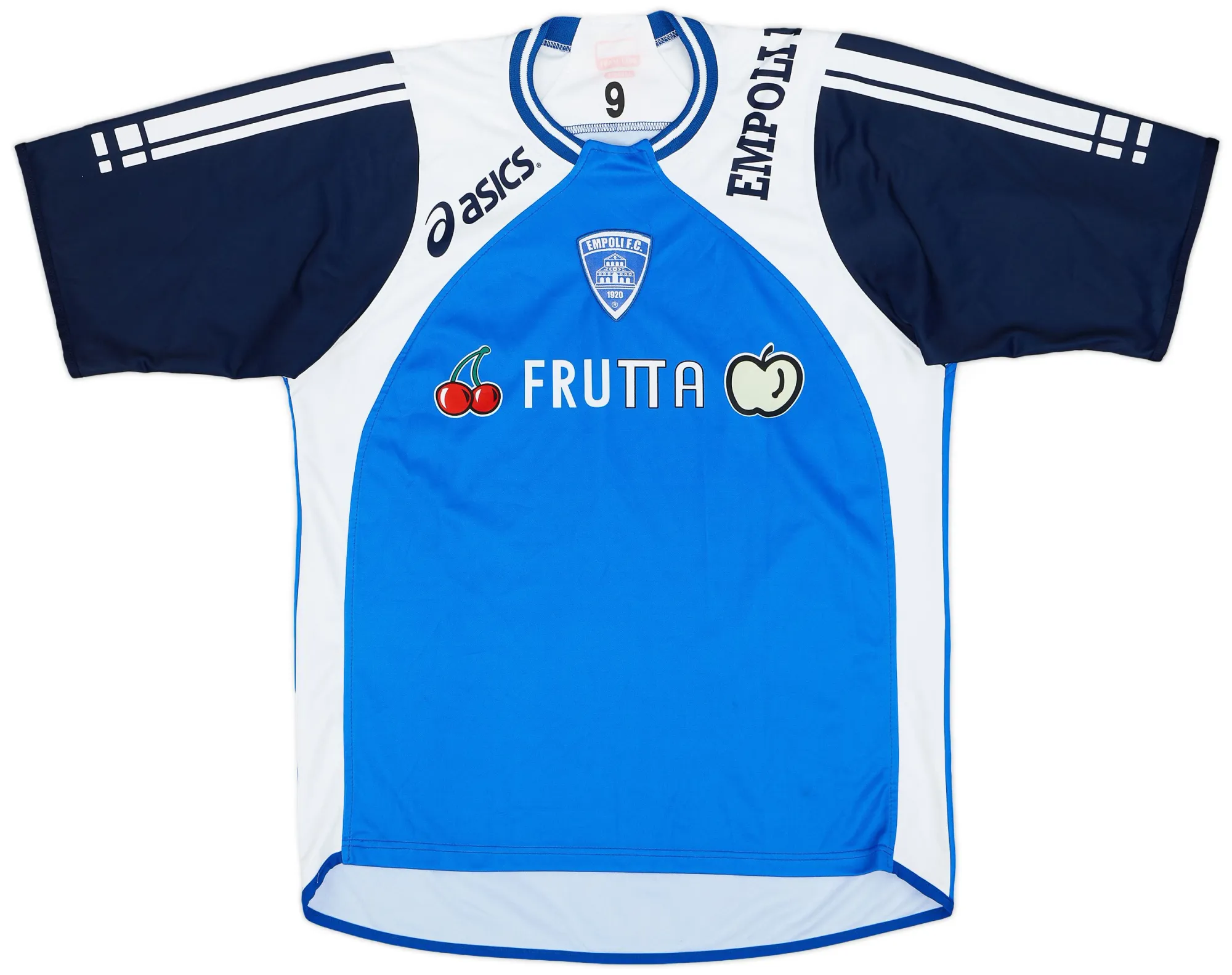 Asics Empoli Mens SS Player Issue Home Shirt 2006/07