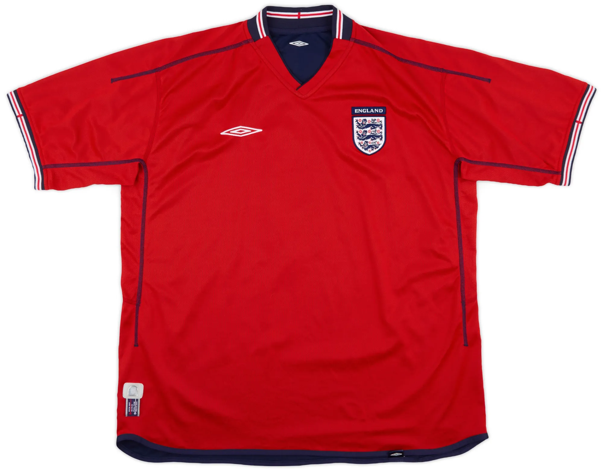 Umbro England Mens SS Away Shirt 2002