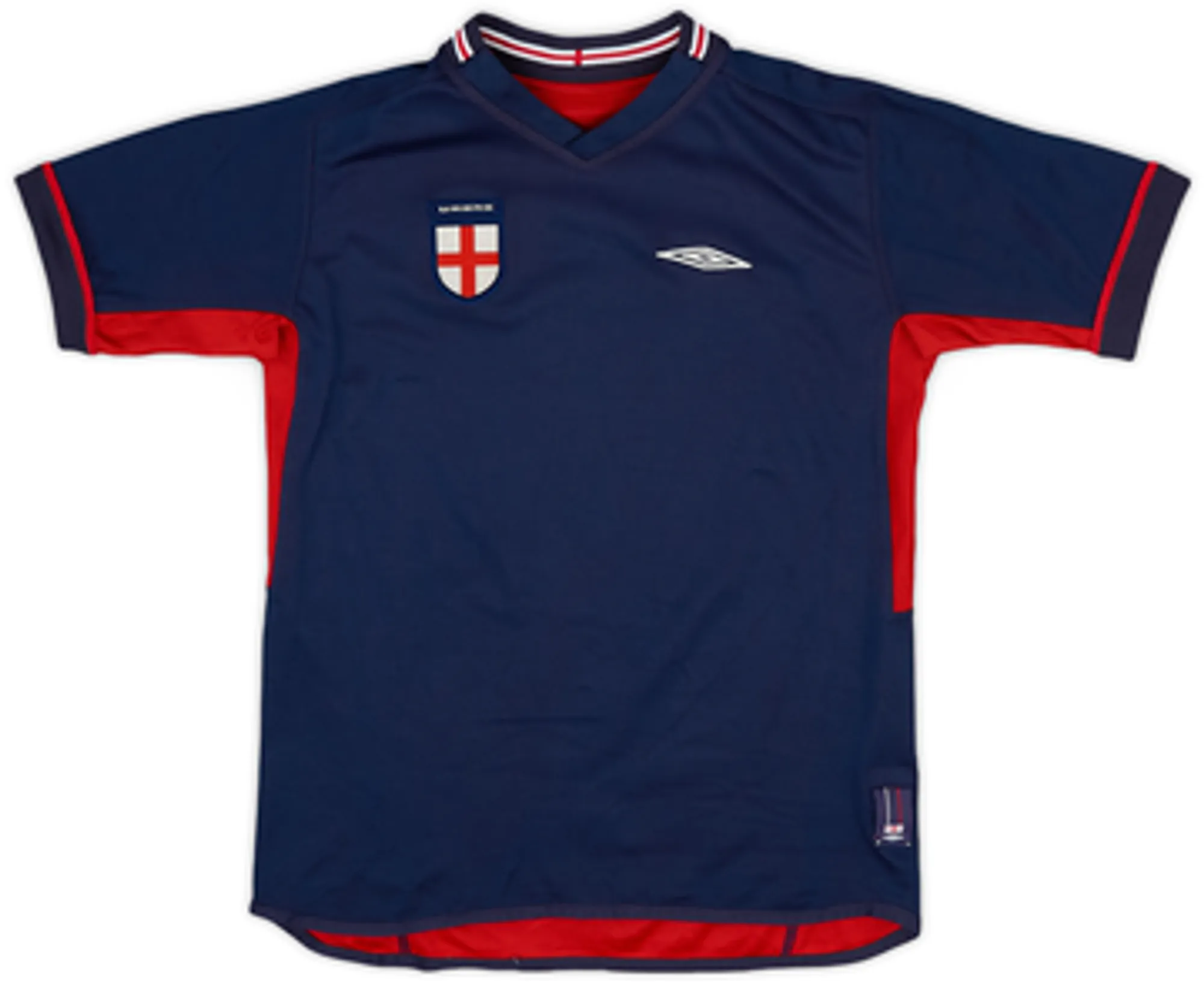 Umbro England Boys SS Away Shirt 2002