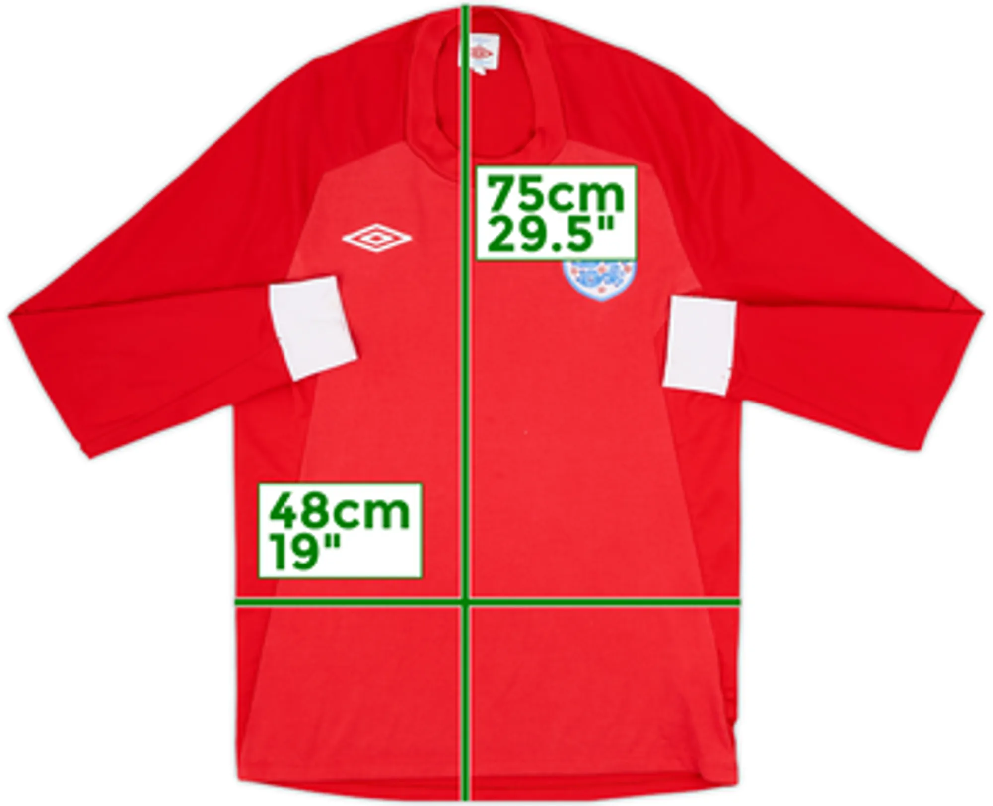 Umbro England Mens LS Away Shirt 2010