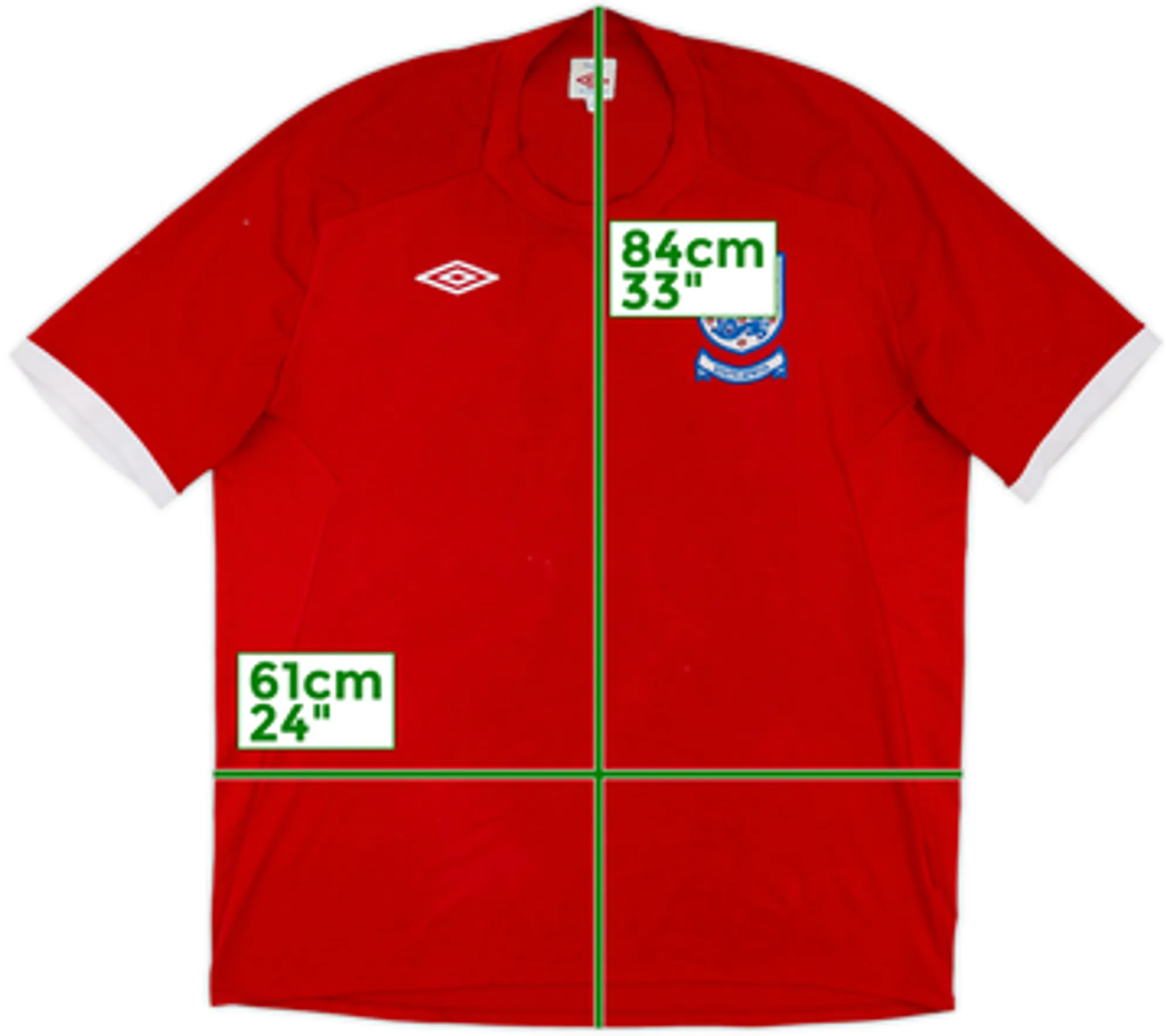 Umbro England Mens SS Away Shirt 2010