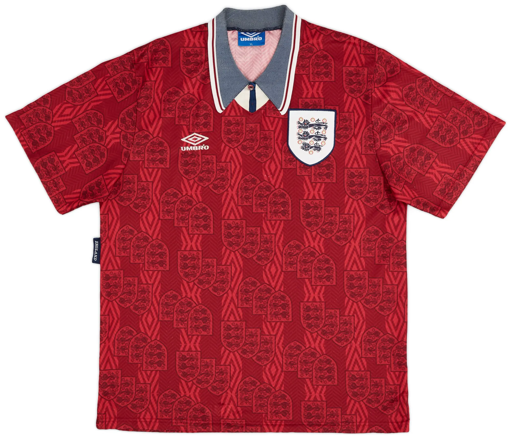 Umbro England Mens SS Away Shirt 1994