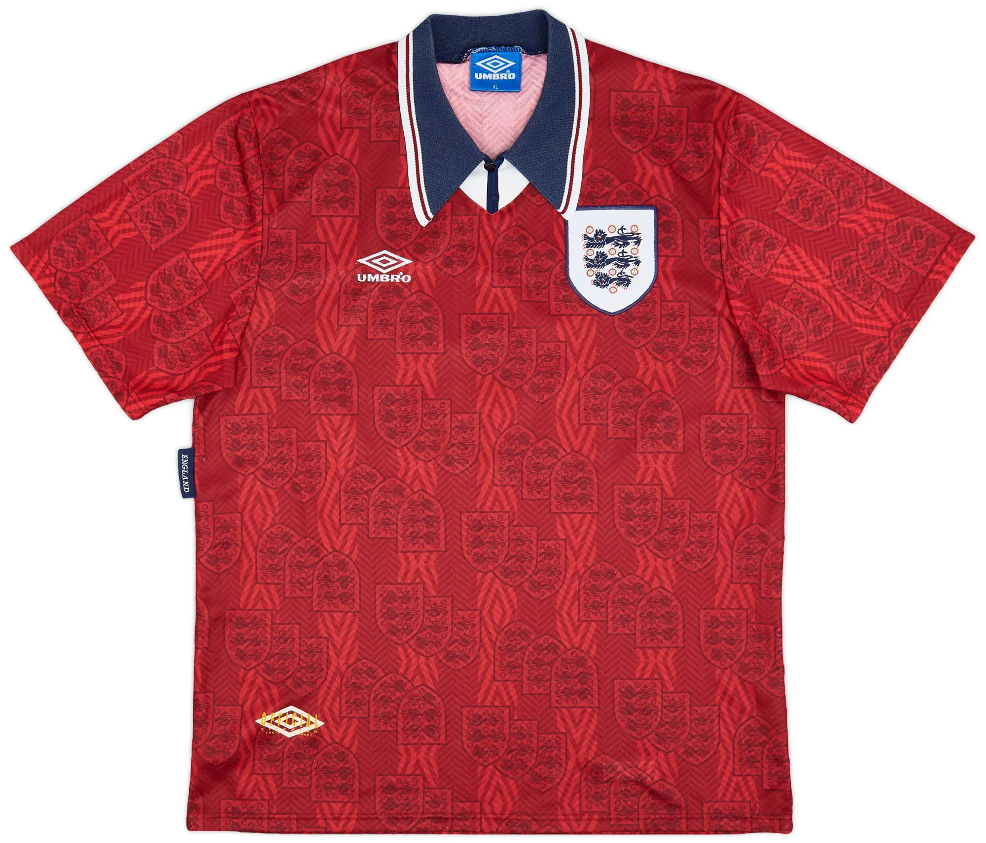 Umbro England Mens SS Away Shirt 1993