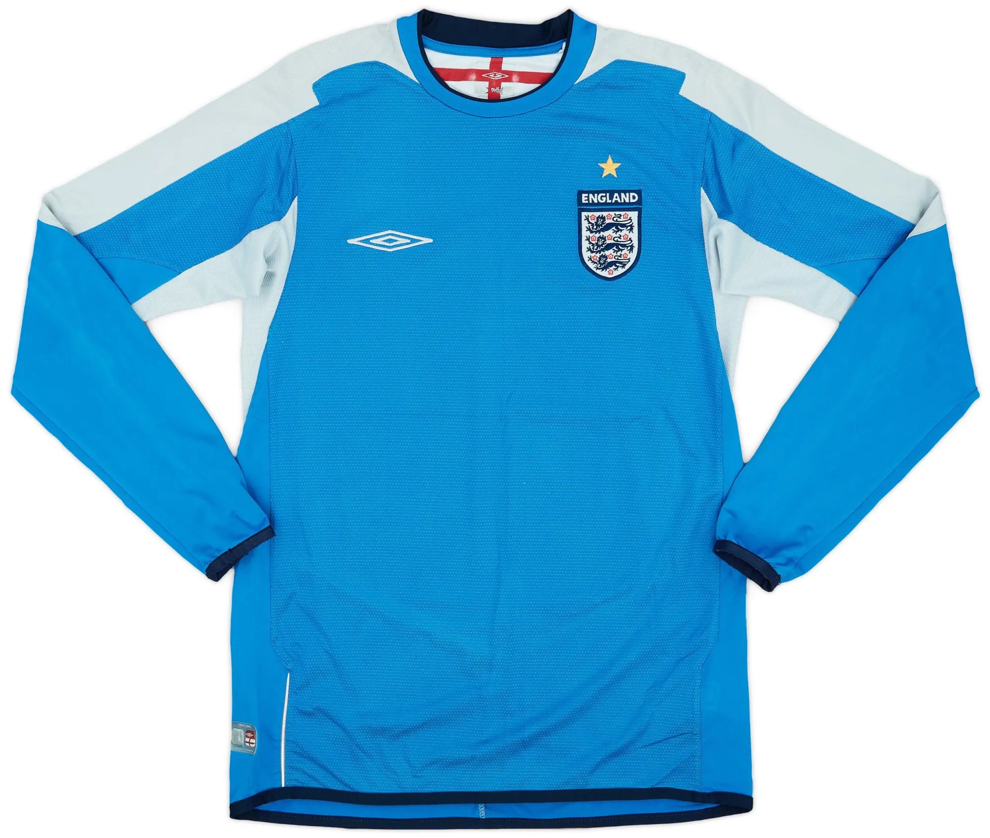 Umbro England Mens LS Goalkeeper Home Shirt 2004