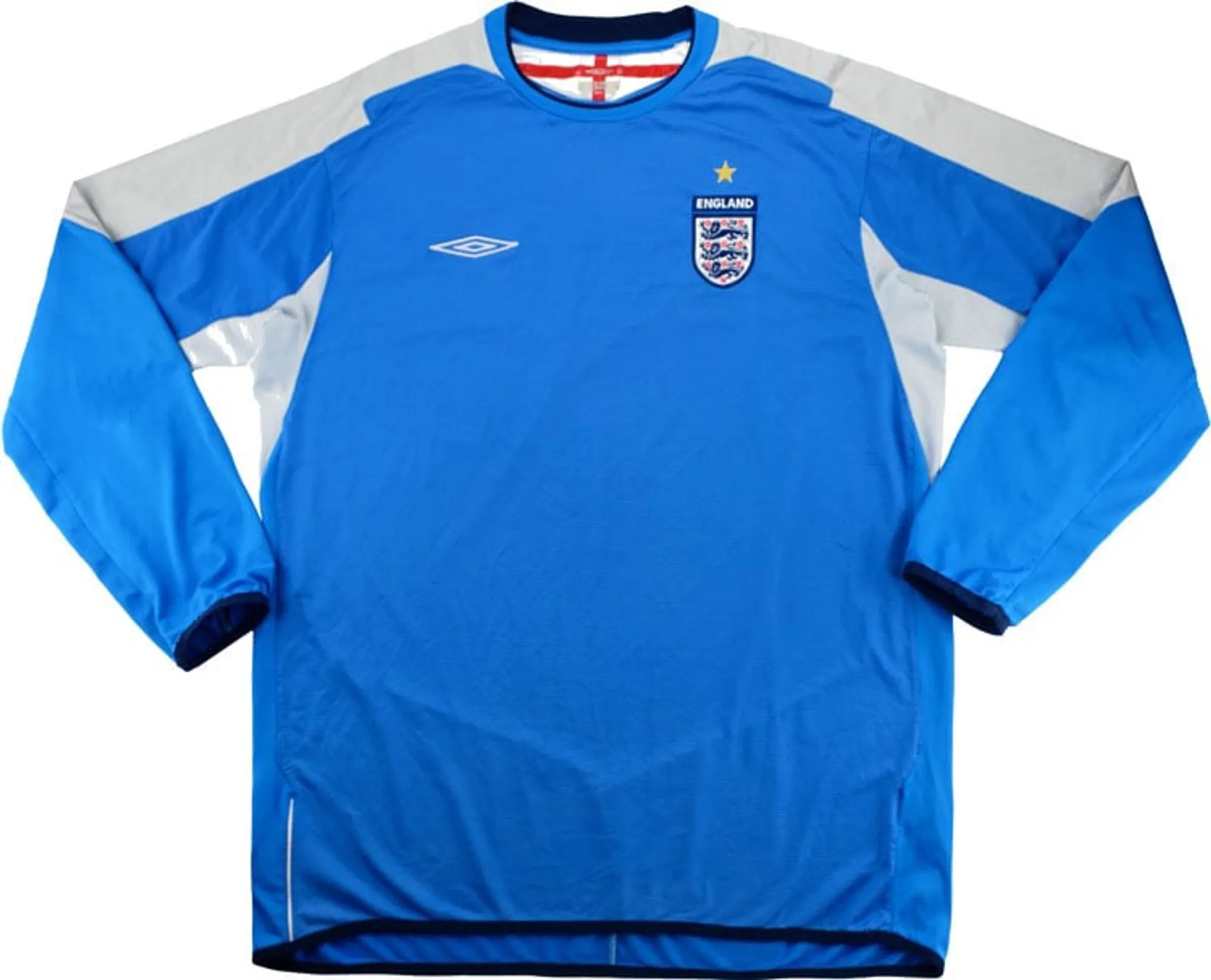 Umbro England Mens LS Goalkeeper Home Shirt 2003