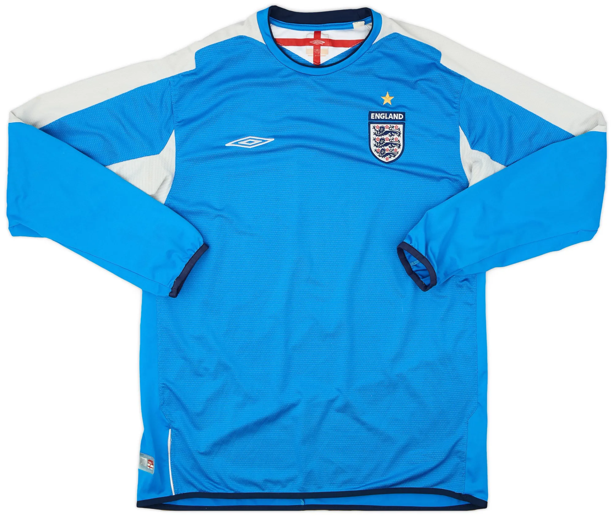Umbro England Mens LS Goalkeeper Home Shirt 2004
