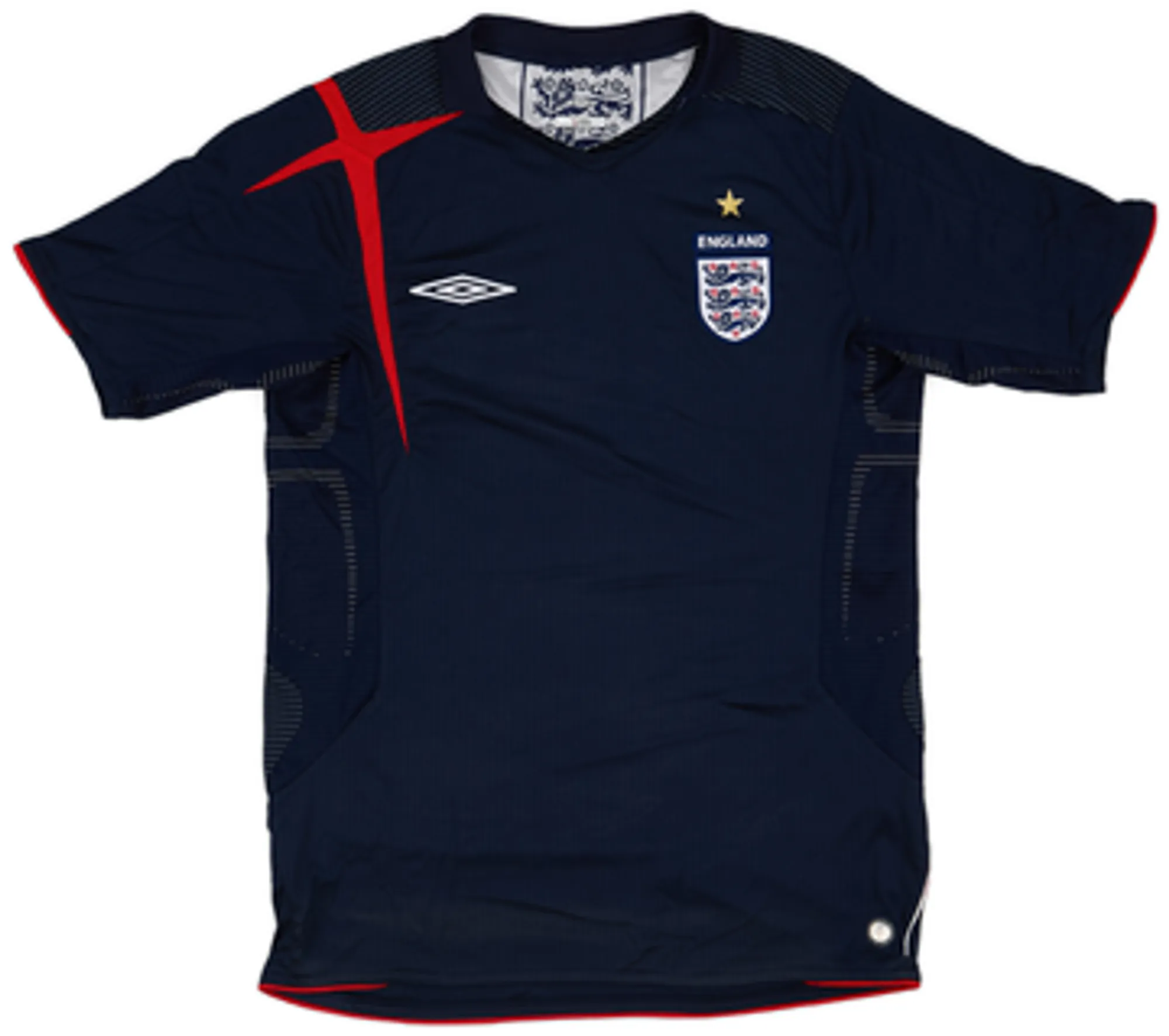 Umbro England Mens SS Goalkeeper Home Shirt 2005