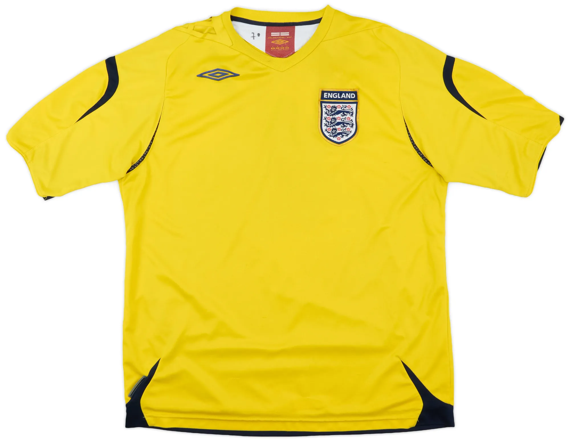 Umbro England Mens LS Goalkeeper Home Shirt 2006