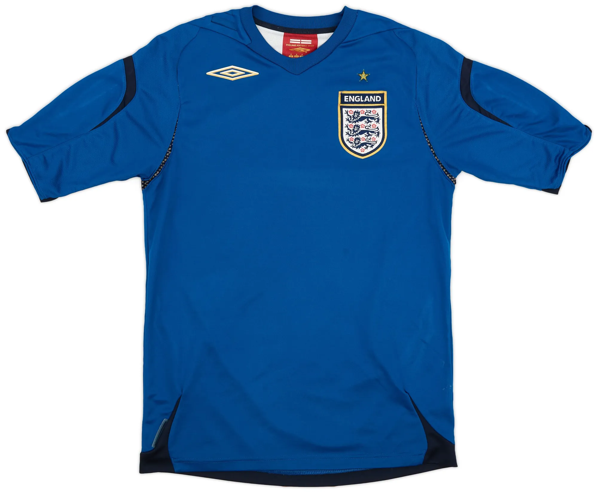 Umbro England Mens LS Goalkeeper Home Shirt 2006