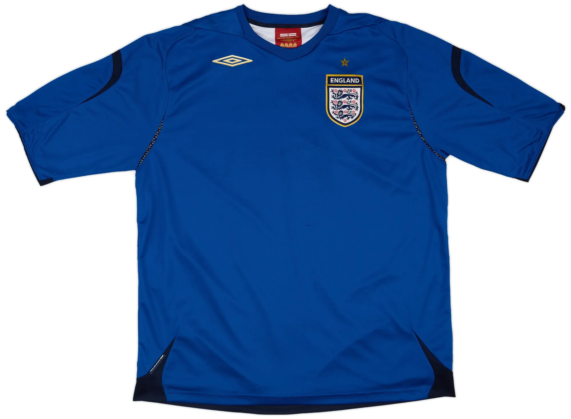 Umbro England Mens LS Goalkeeper Home Shirt 2006