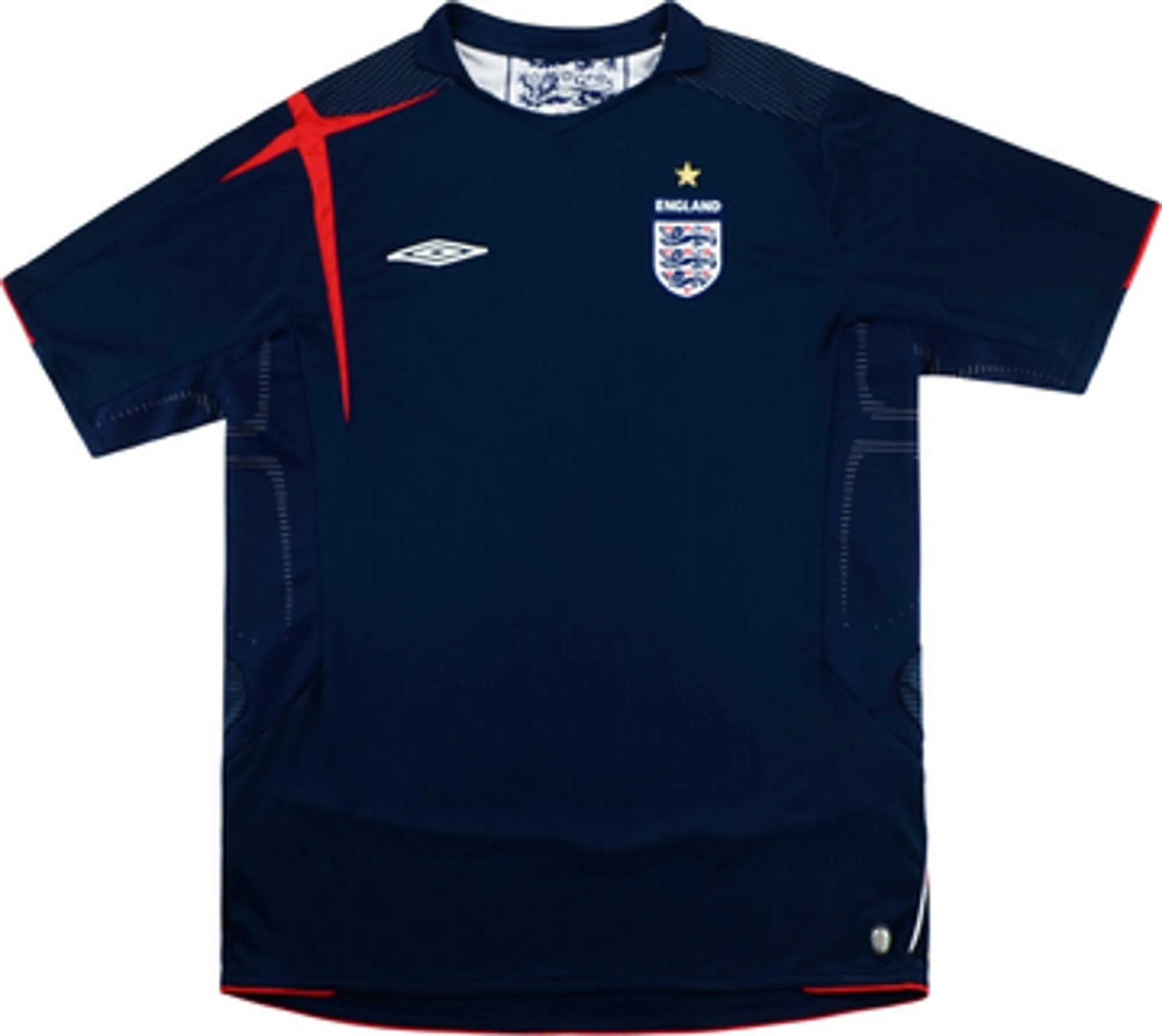 Umbro England Mens SS Goalkeeper Home Shirt 2005