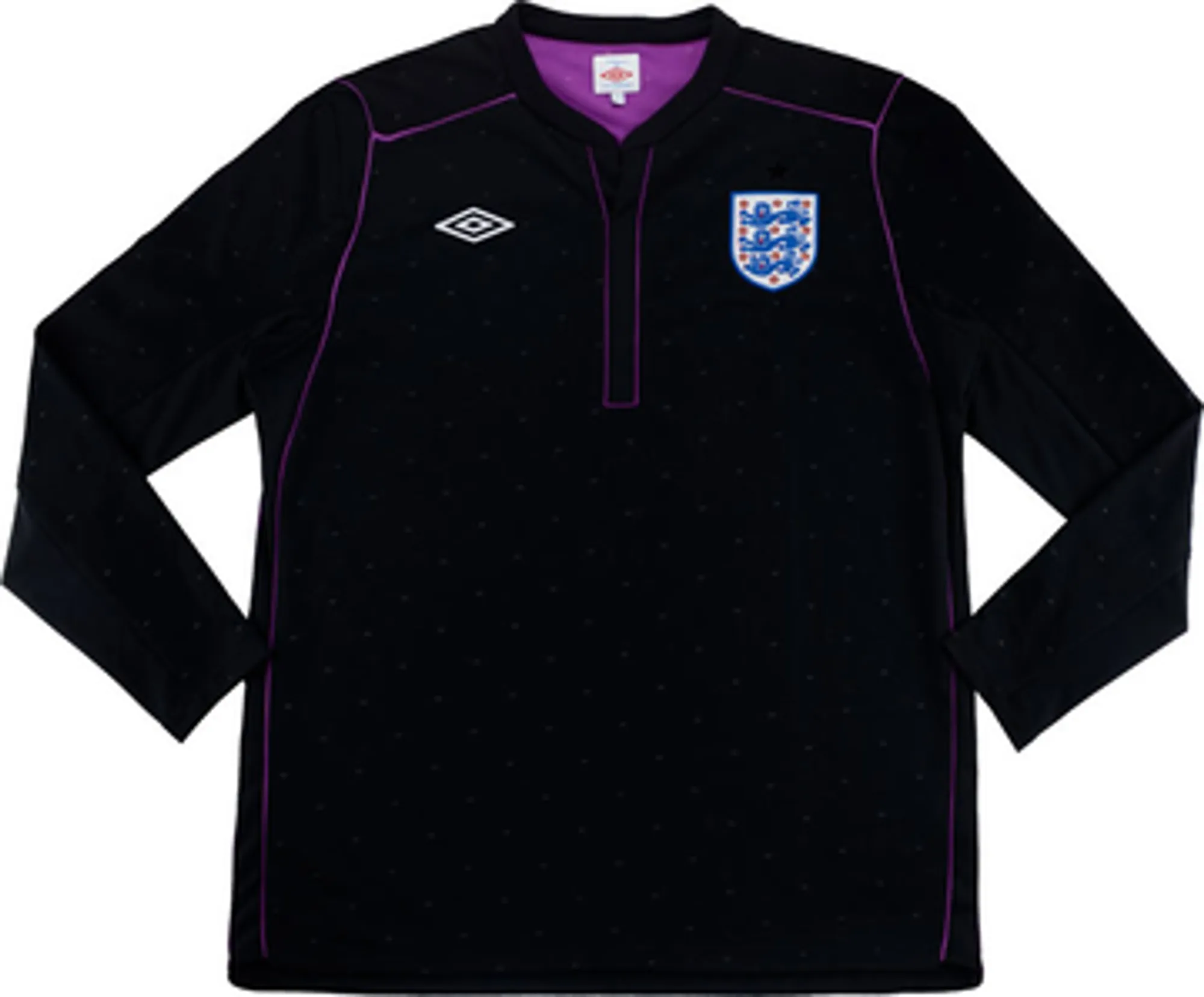 Umbro England Mens LS Goalkeeper Home Shirt 2010