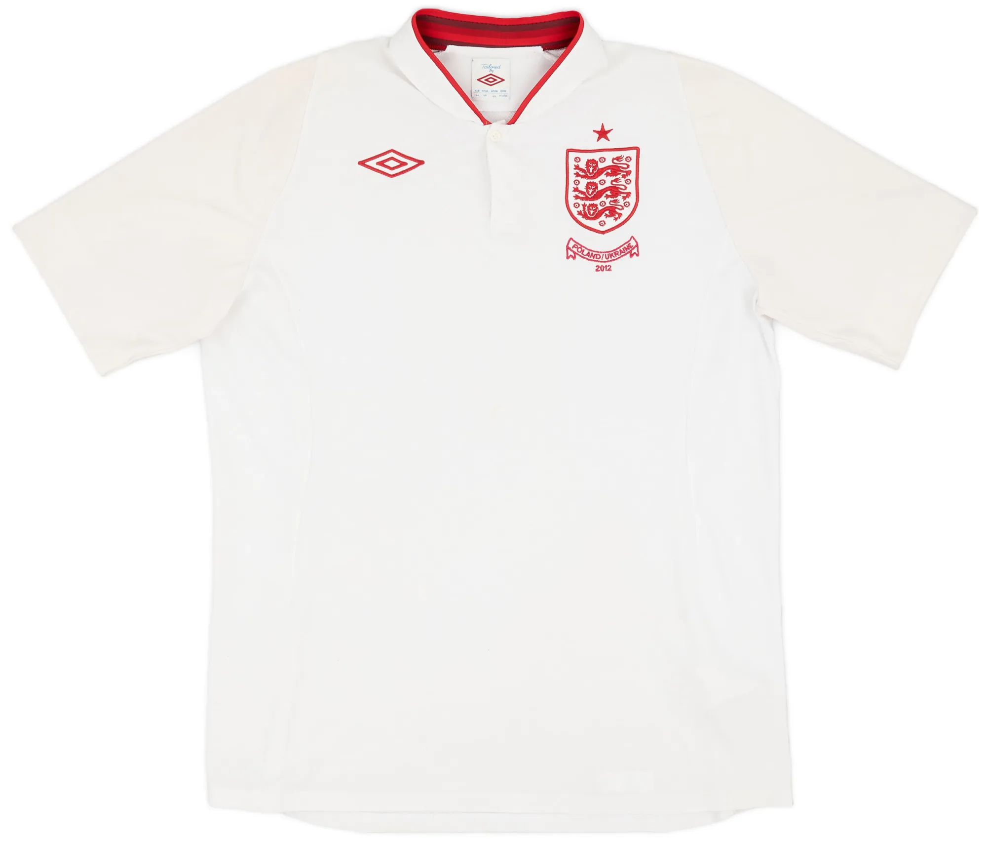 Umbro England Mens SS Home Shirt 2012