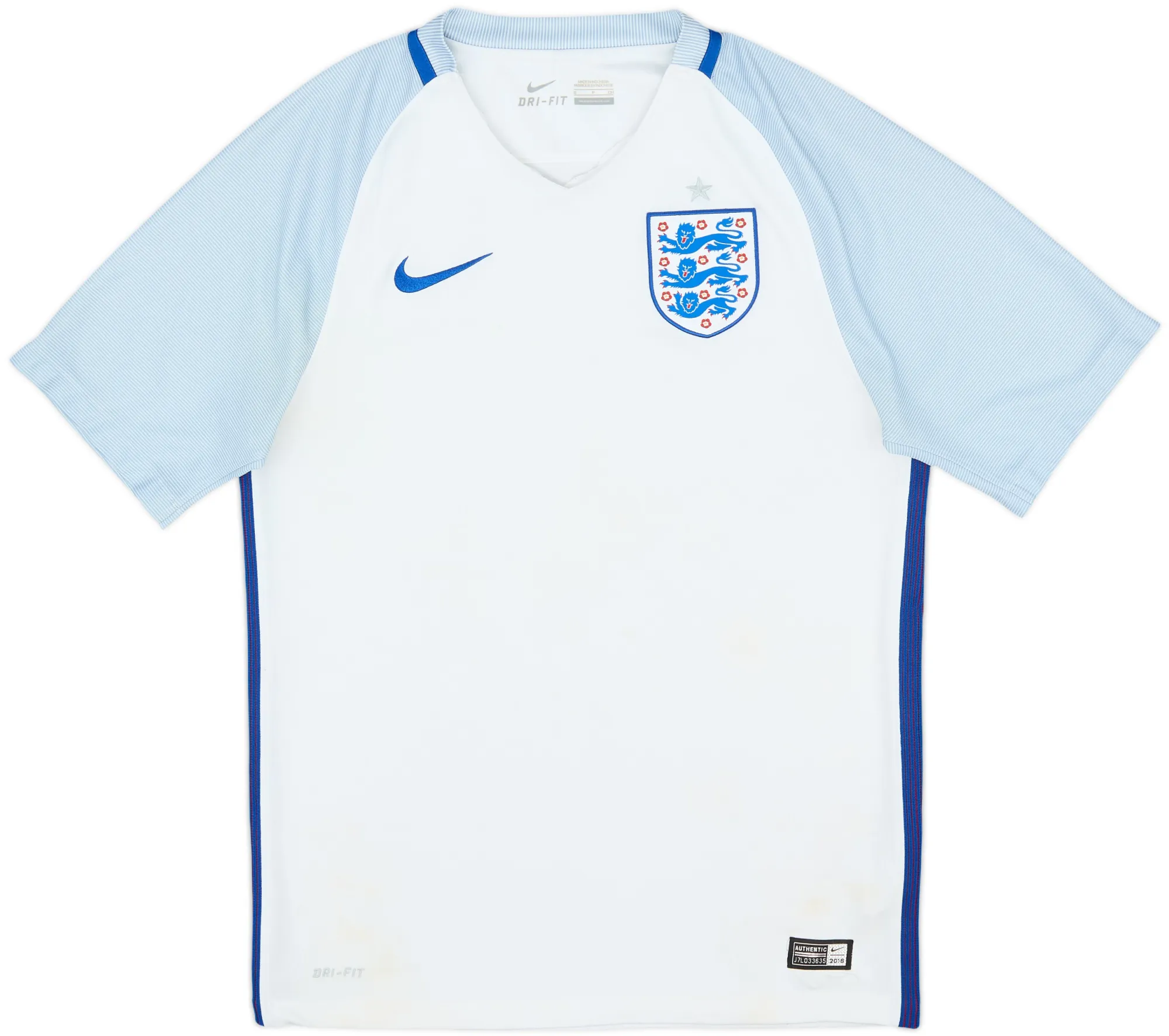 Nike England Mens SS Home Shirt 2016