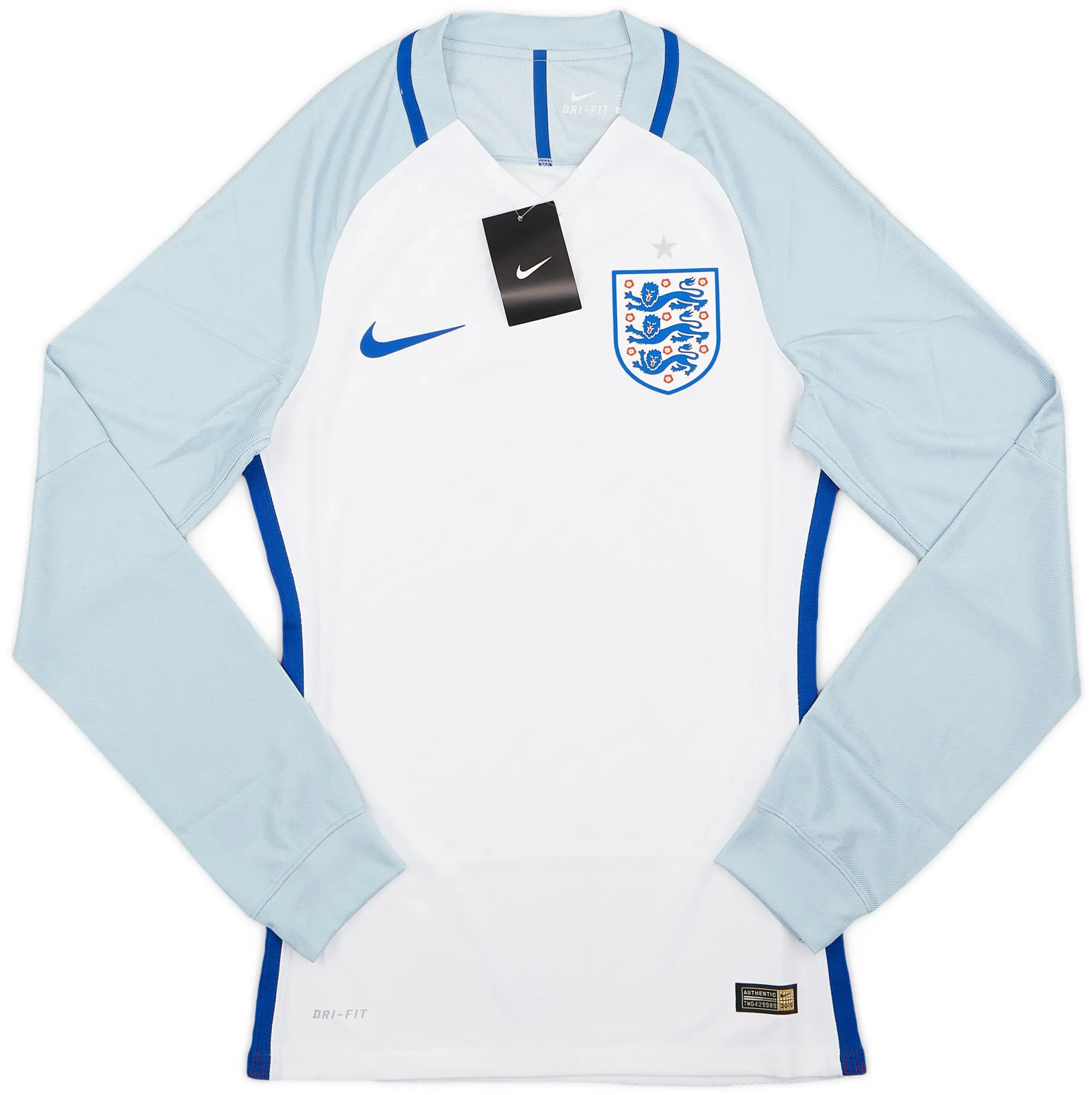Nike England Mens LS Player Issue Home Shirt 2016