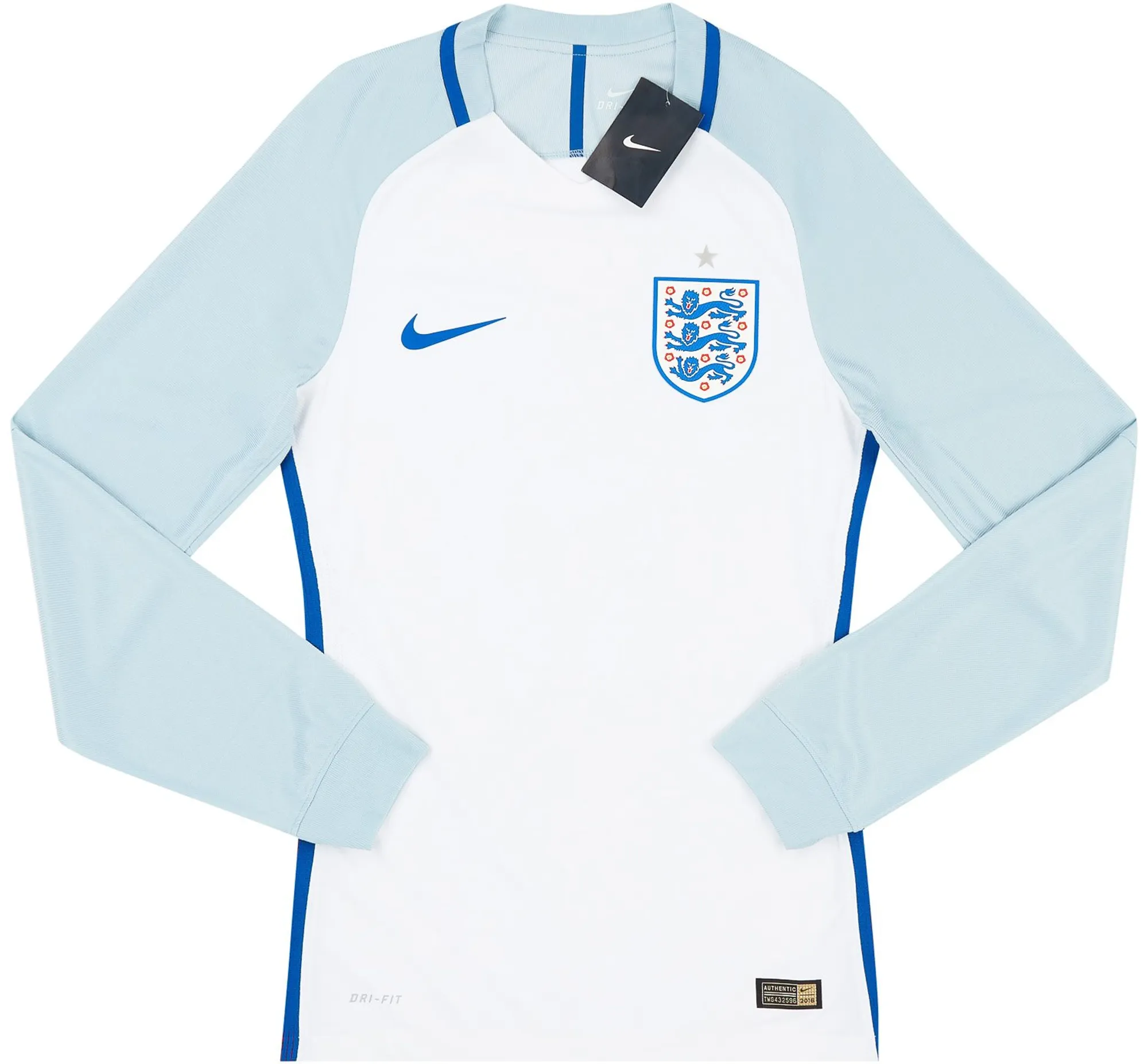 Nike England Mens LS Player Issue Home Shirt 2016