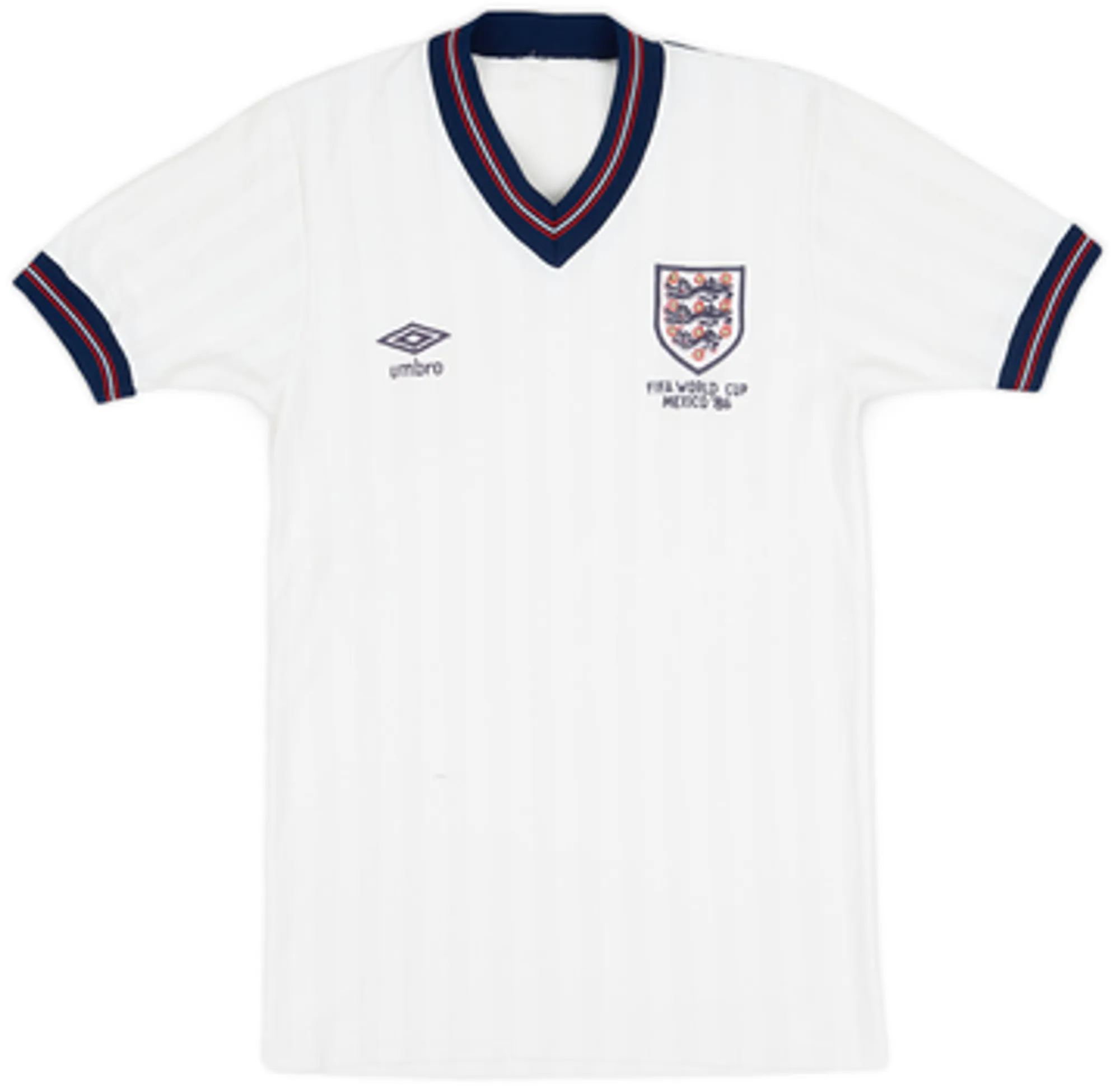Umbro England Mens SS Home Shirt 1986