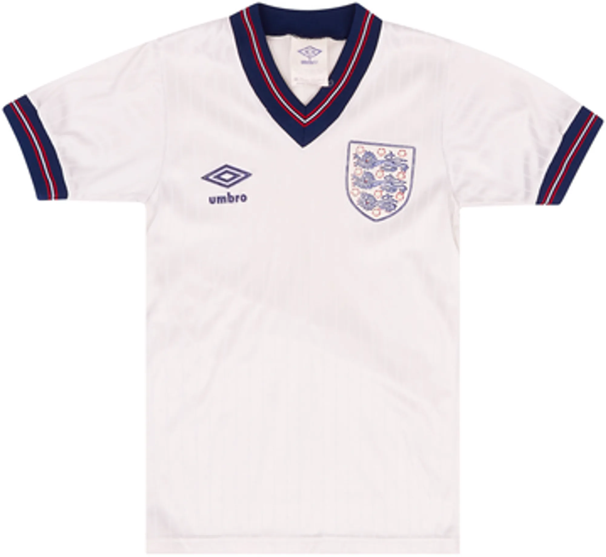 Umbro England Boys SS Home Shirt 1986
