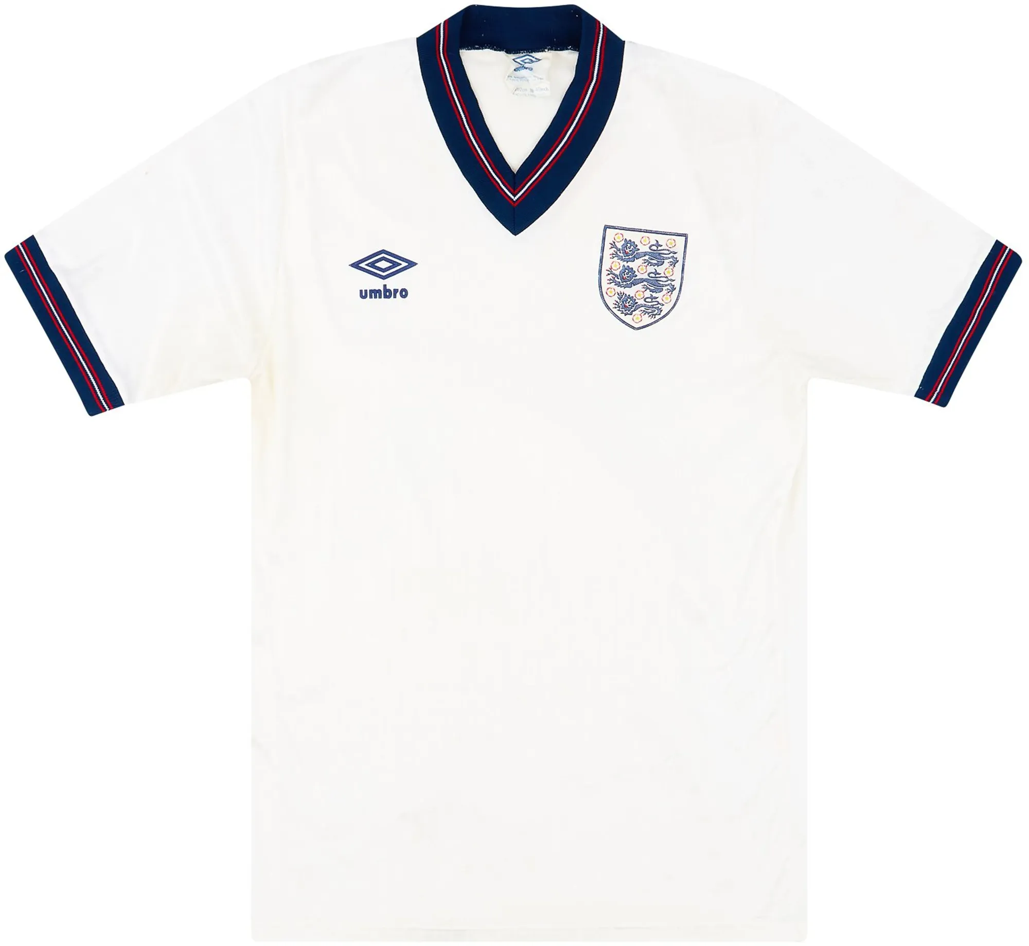 Umbro England Mens SS Home Shirt 1984