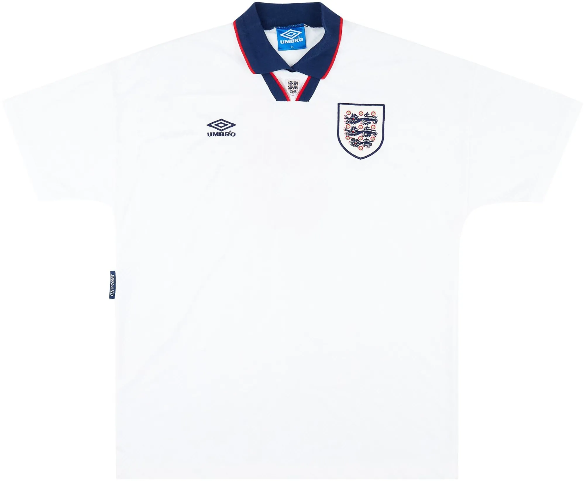 Umbro England Mens SS Home Shirt 1993