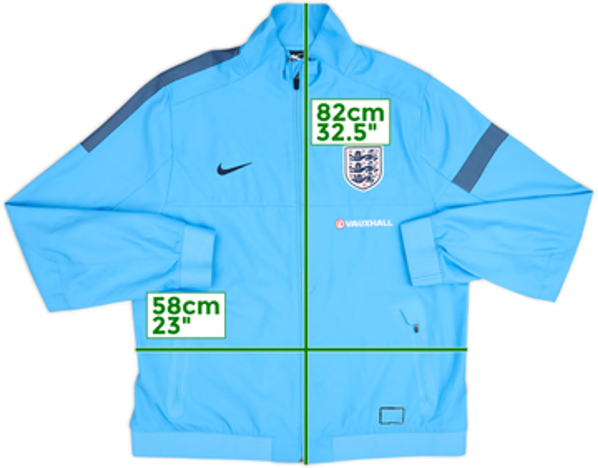2013-14 England Nike Track Jacket - 6/10 - (L)