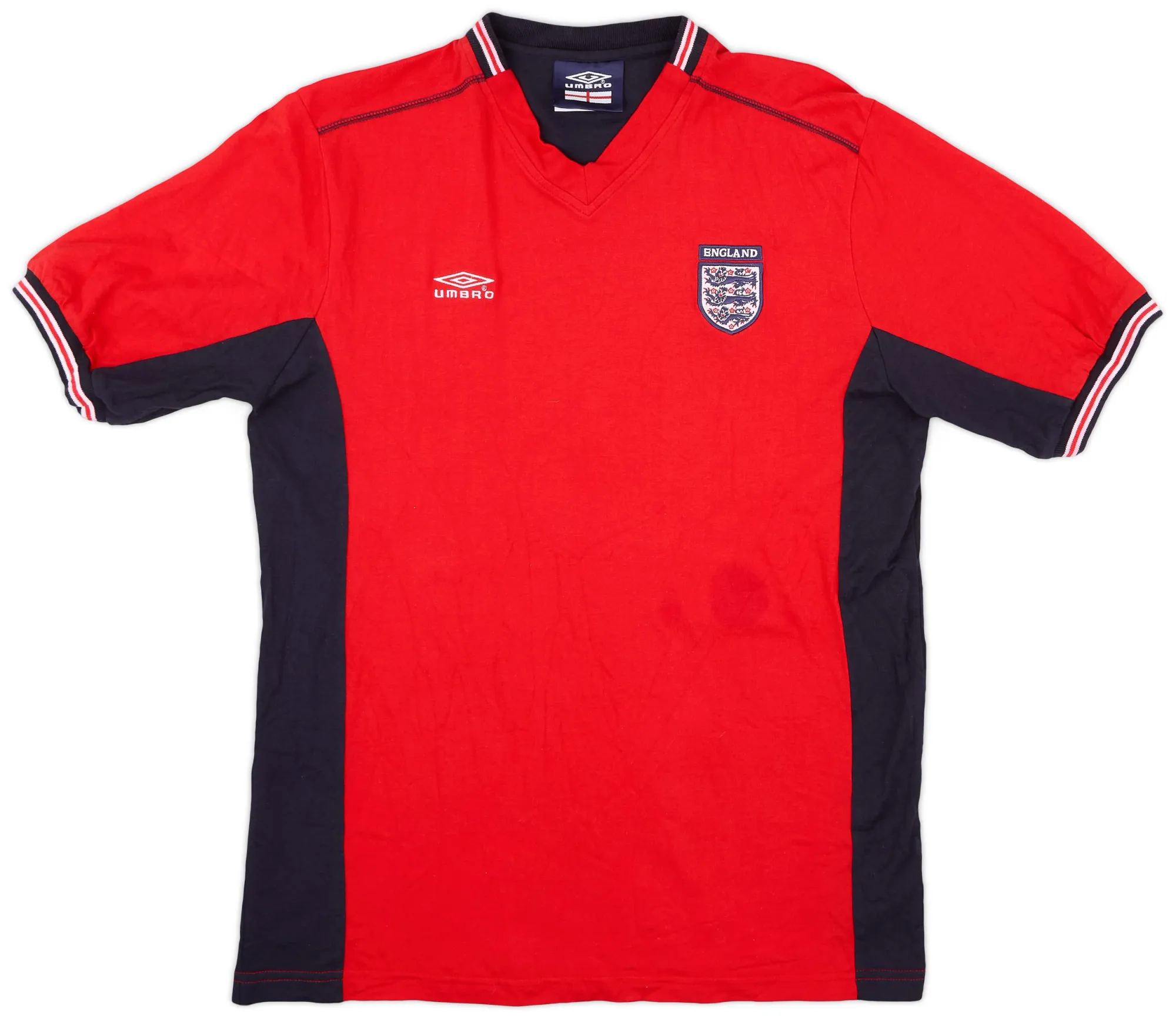 Umbro England Mens SS Home Shirt 2000