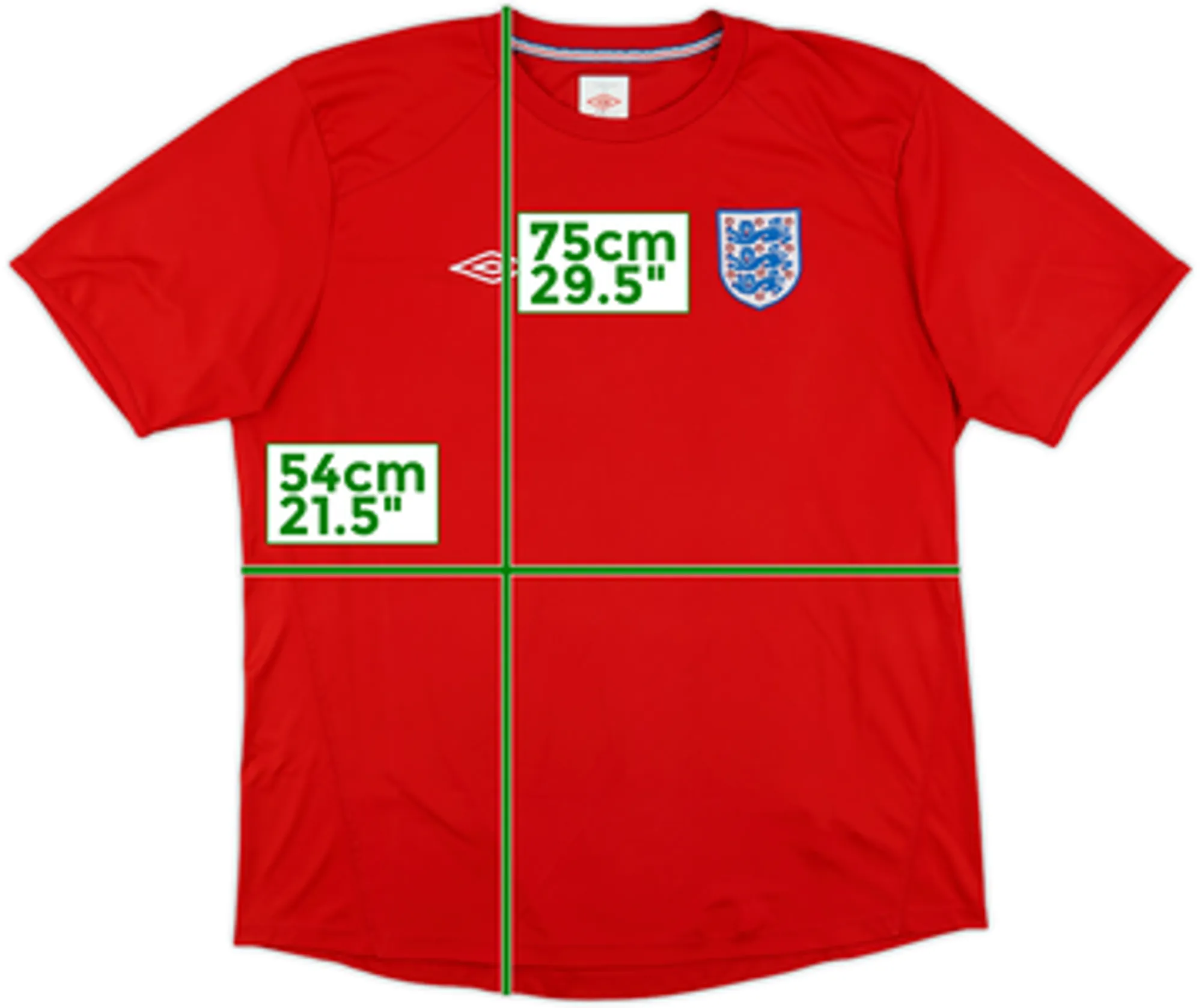 Umbro England Mens SS Home Shirt 2010