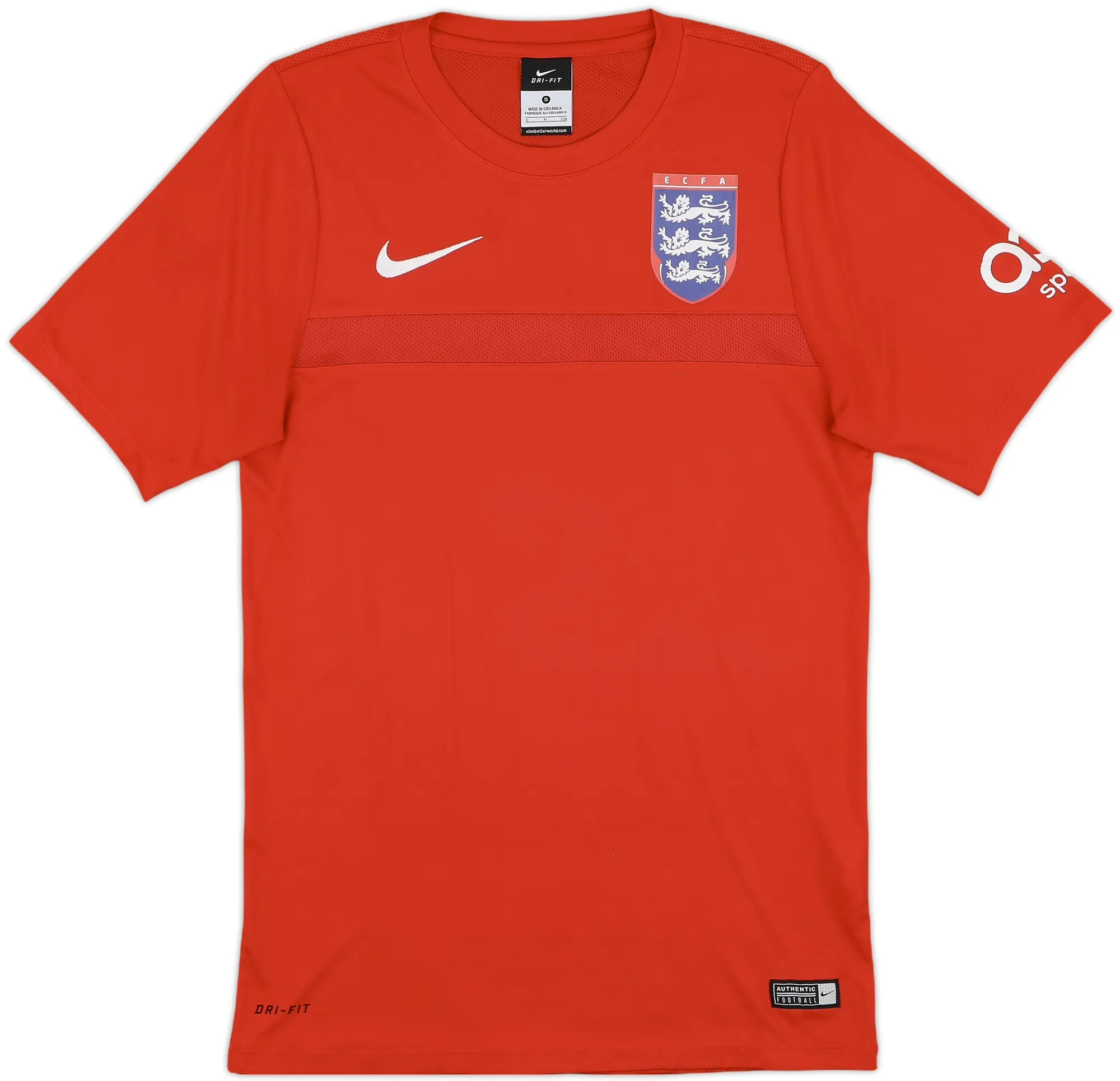 Nike England Mens SS Home Shirt 2016