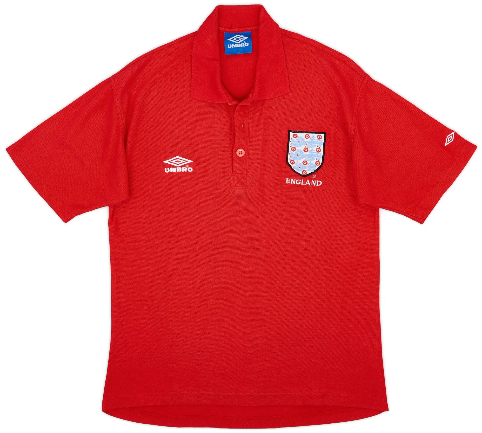 Umbro England Mens SS Home Shirt 1995