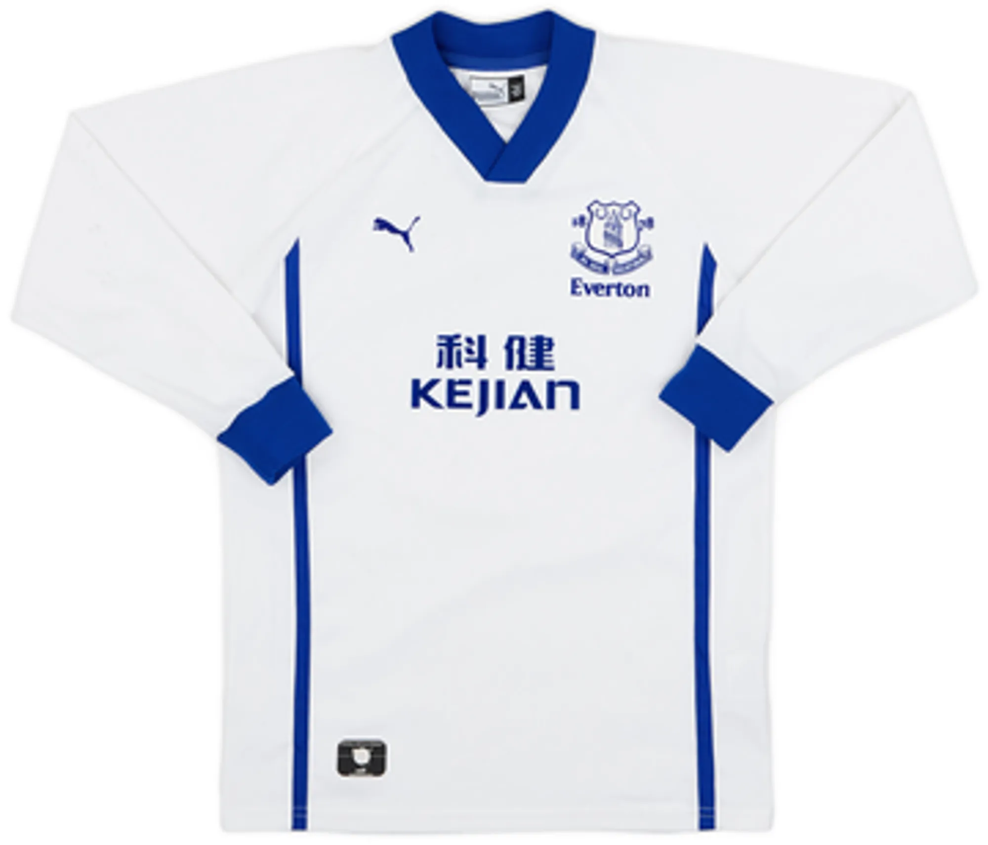 Puma Everton Boys LS Away Shirt 2002/03