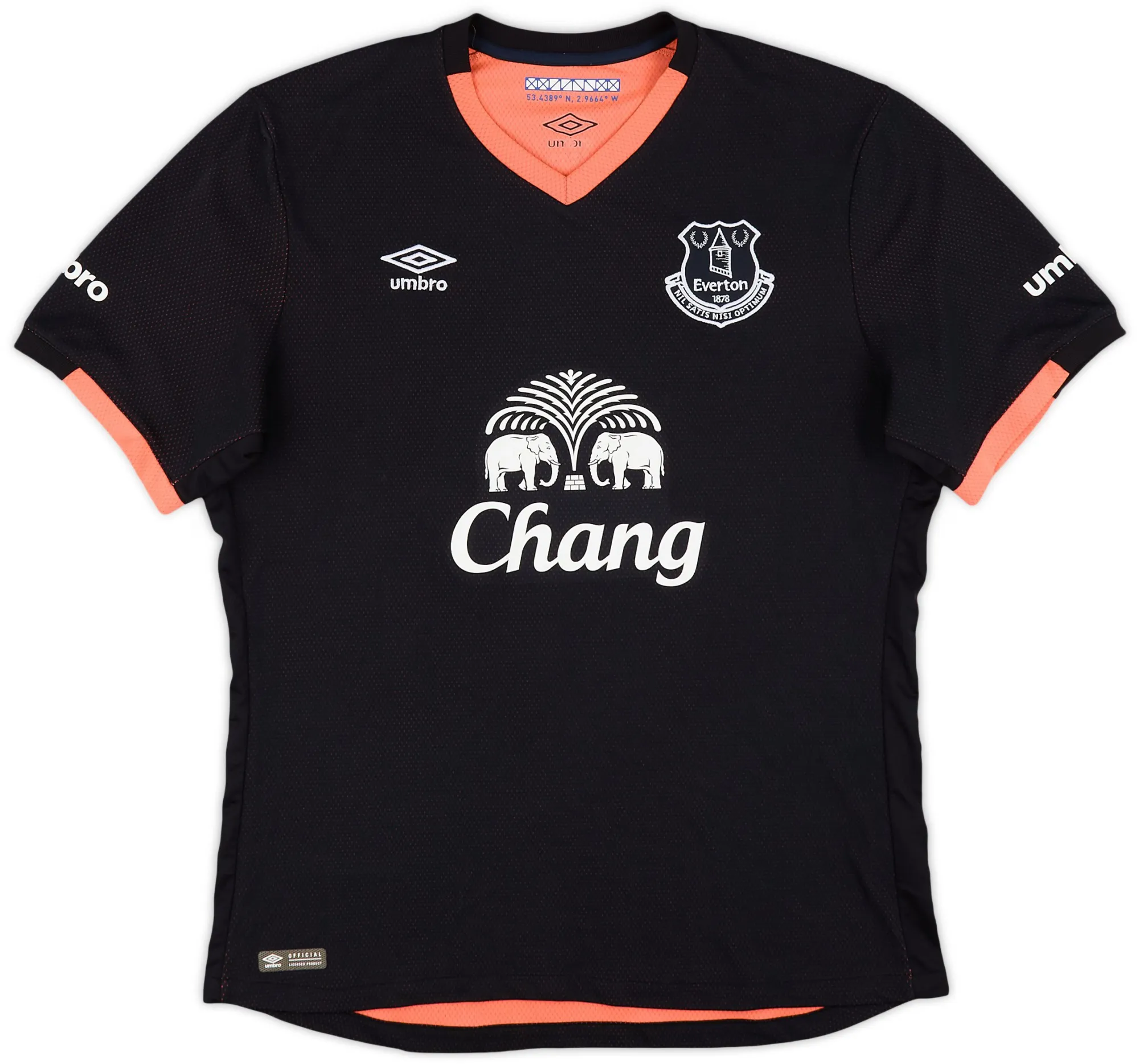 Umbro Everton Womens SS Away Shirt 2016/17