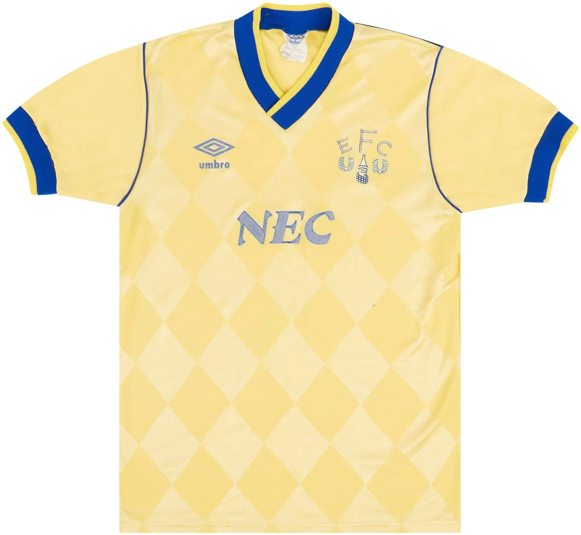 Umbro Everton Mens SS Away Shirt 1986/88