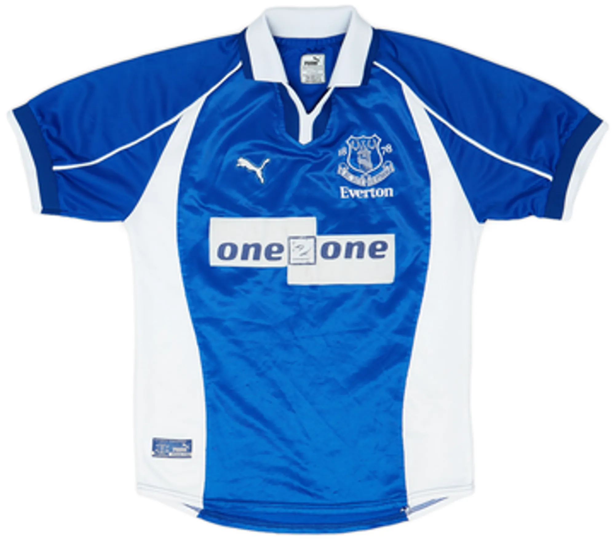 Puma Everton Boys SS Home Shirt 2000/02