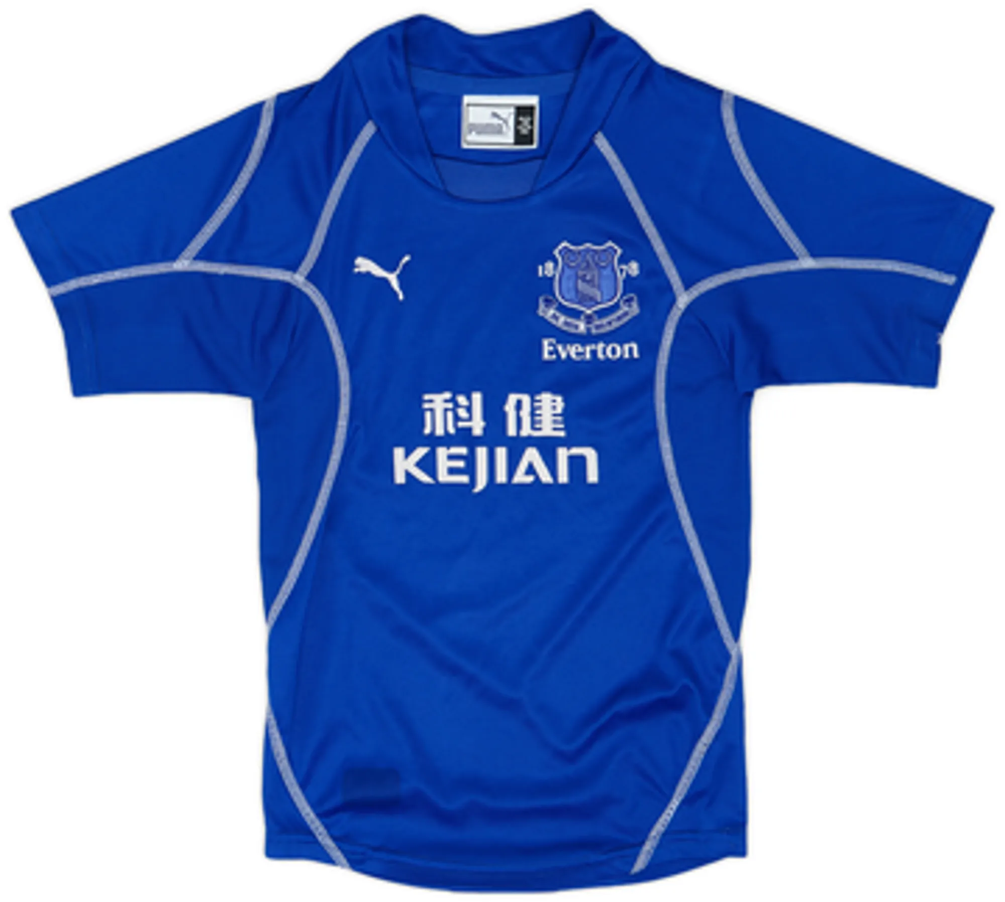 Puma Everton Mens SS Home Shirt 2002/03