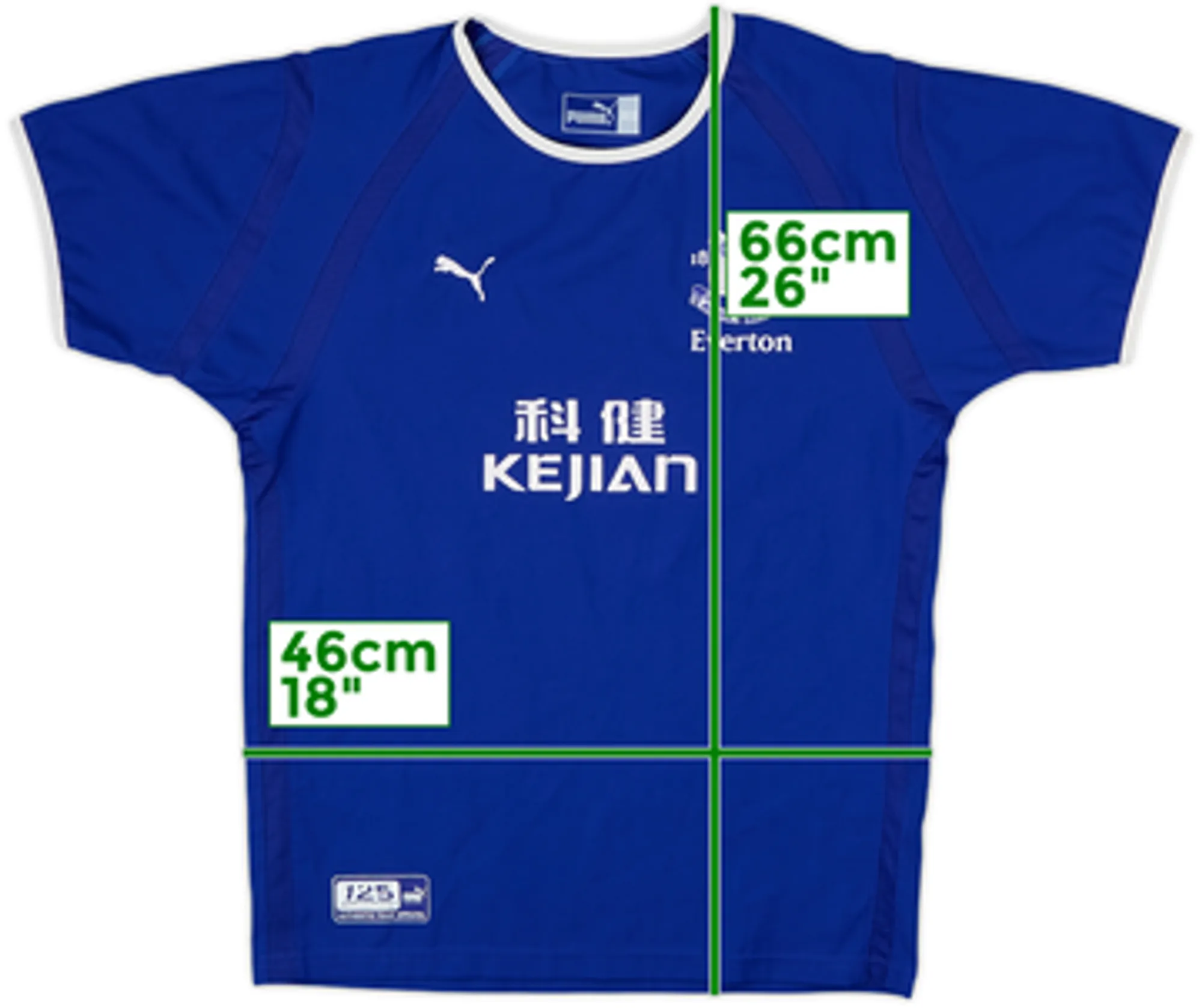 Puma Everton Boys SS Home Shirt 2003/04