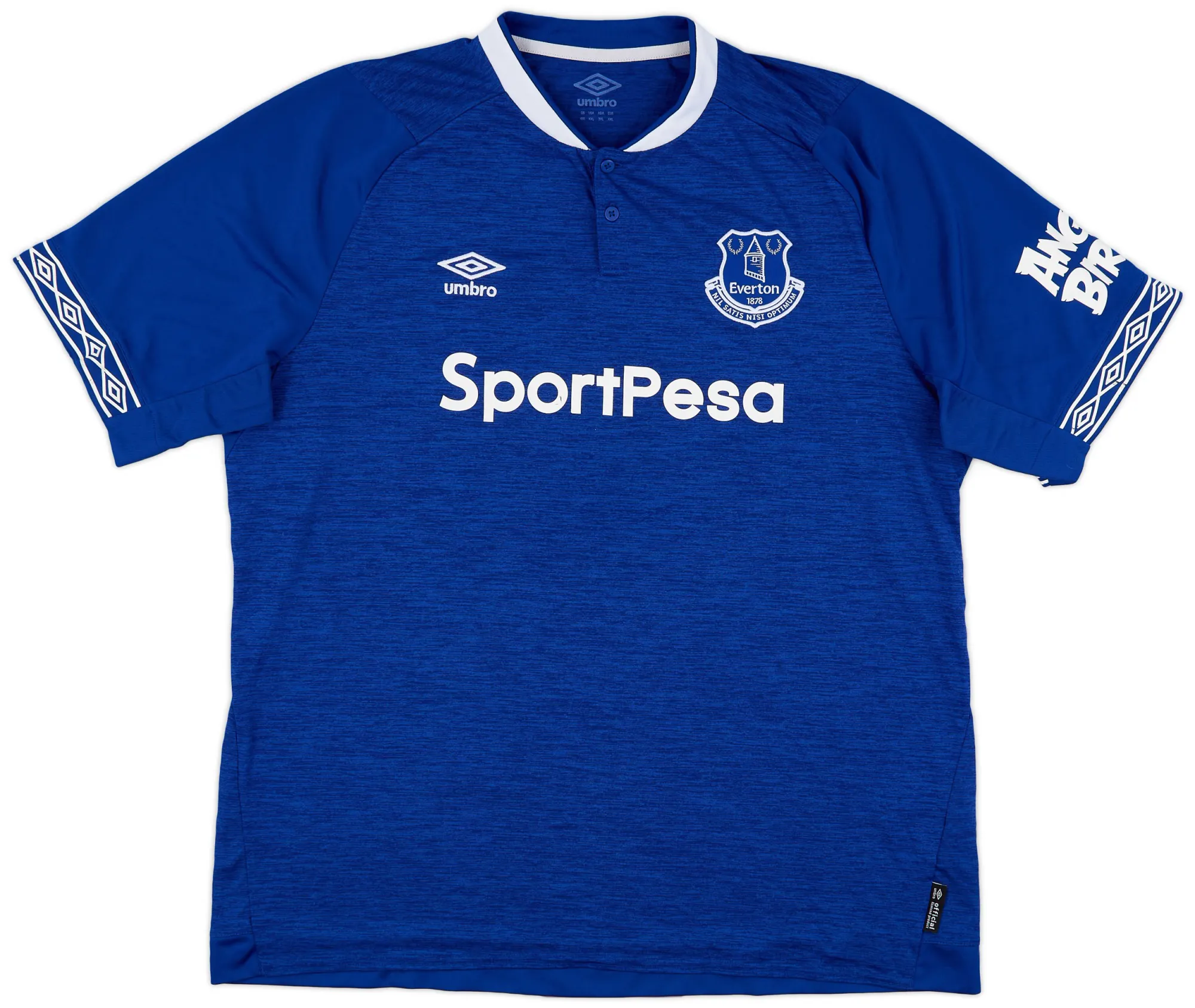 Umbro Everton Mens SS Home Shirt 2018/19