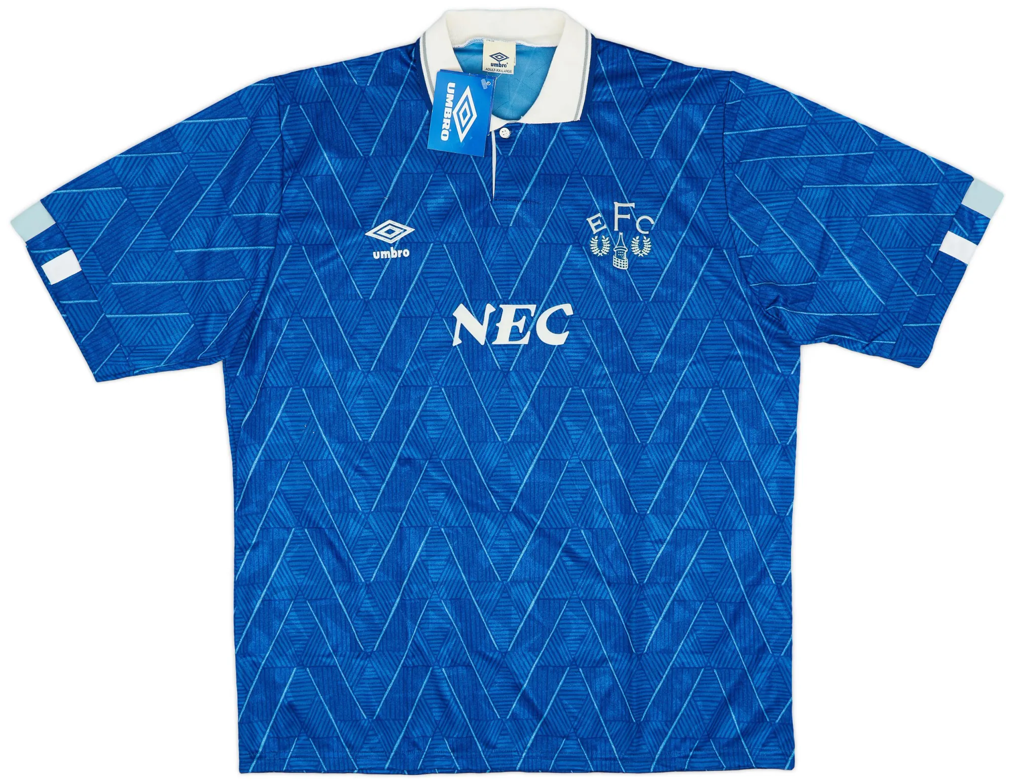 Umbro Everton Mens SS Home Shirt 1989/91