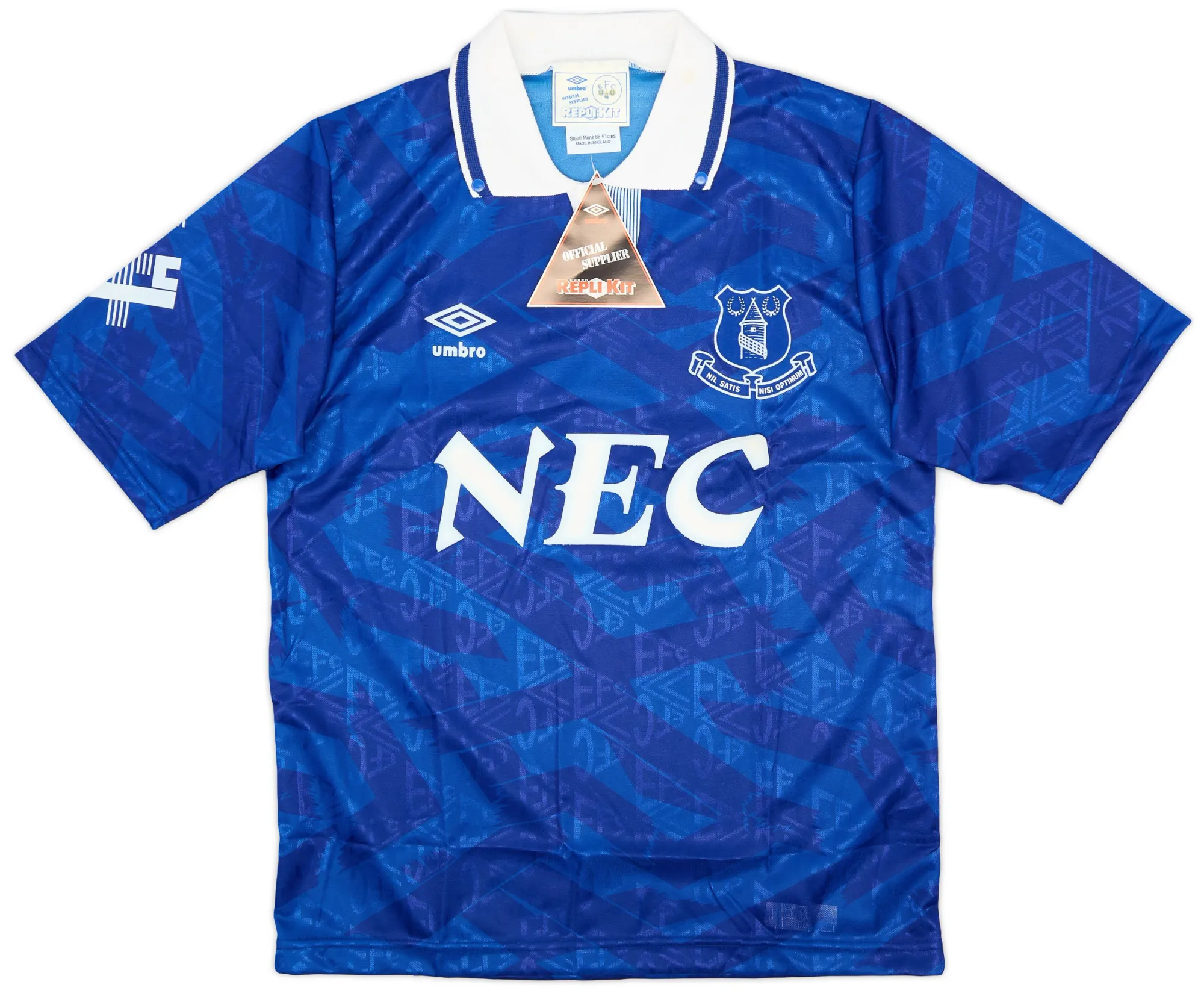 Umbro Everton Mens SS Home Shirt 1991/93