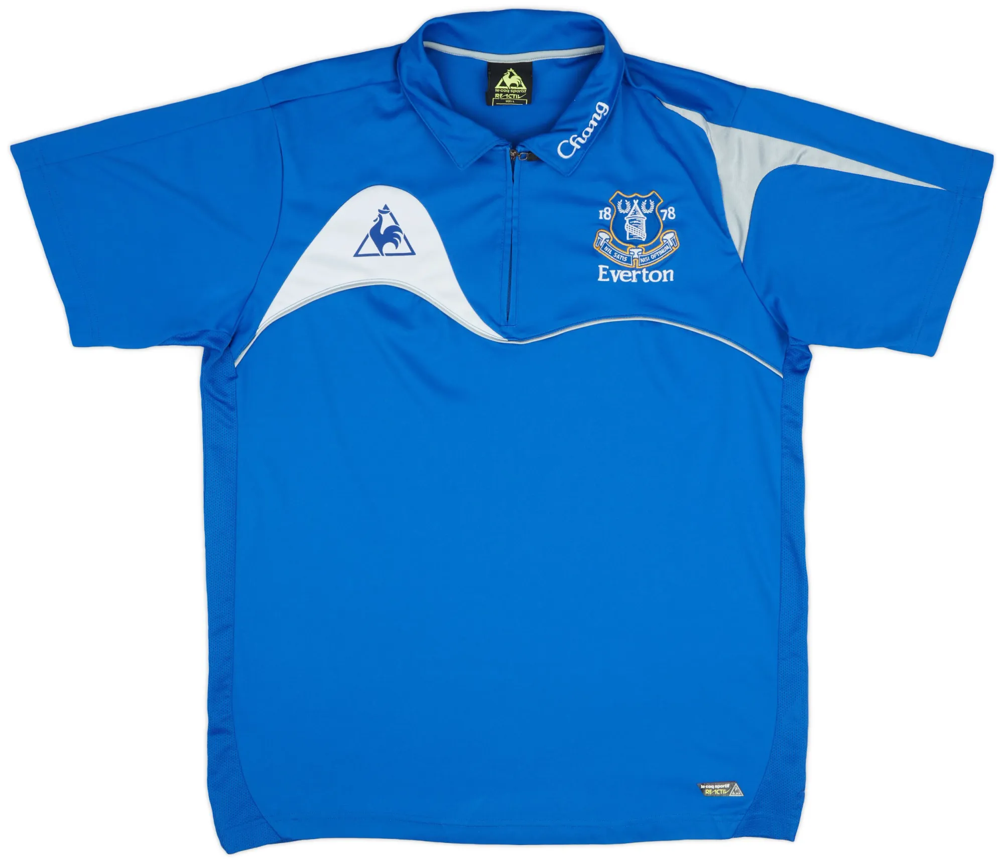Le Coq Sportif Everton Mens SS Home Shirt 2009/10