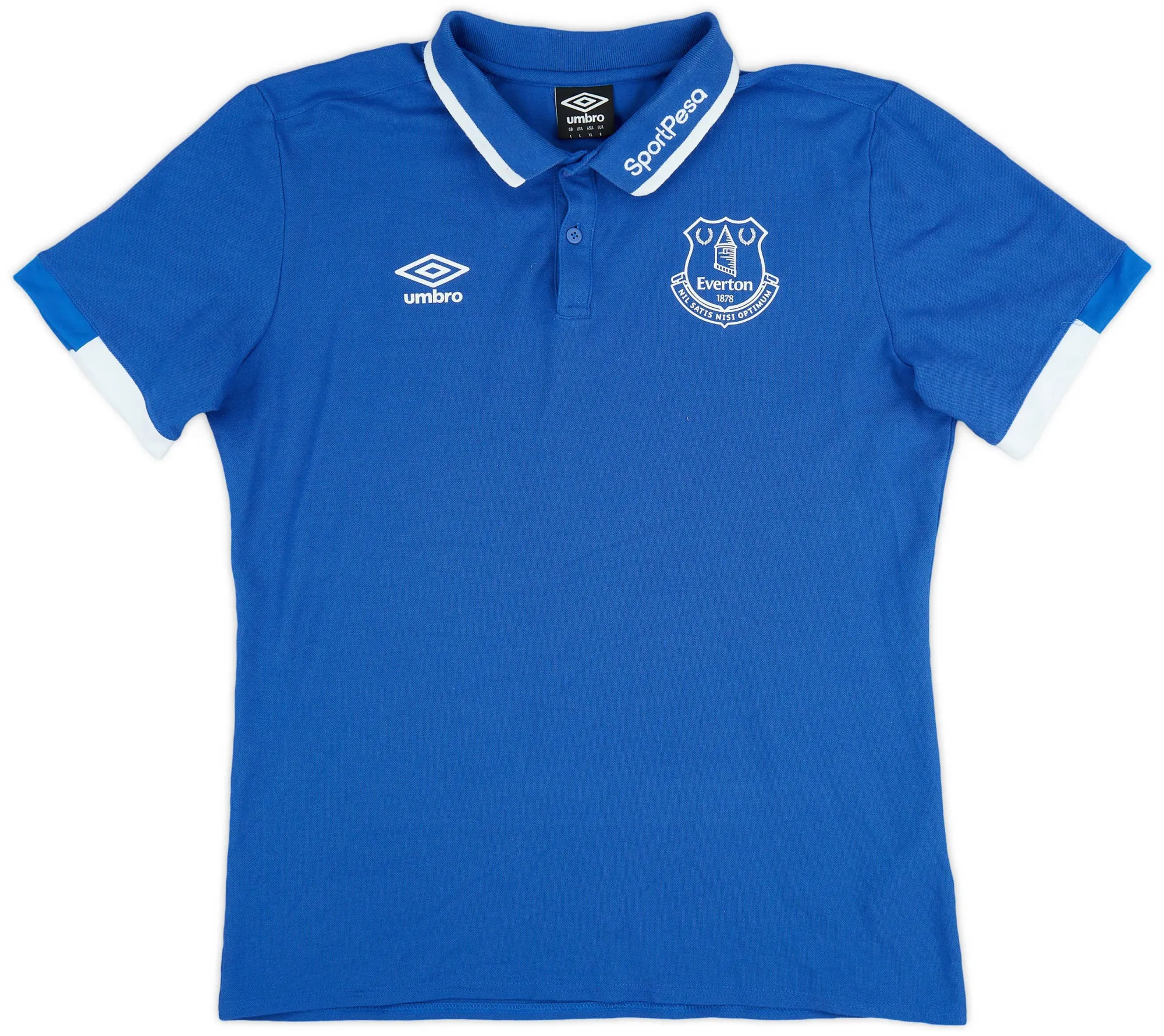 2018-20 Everton Umbro Polo Shirt - 7/10 - (L)