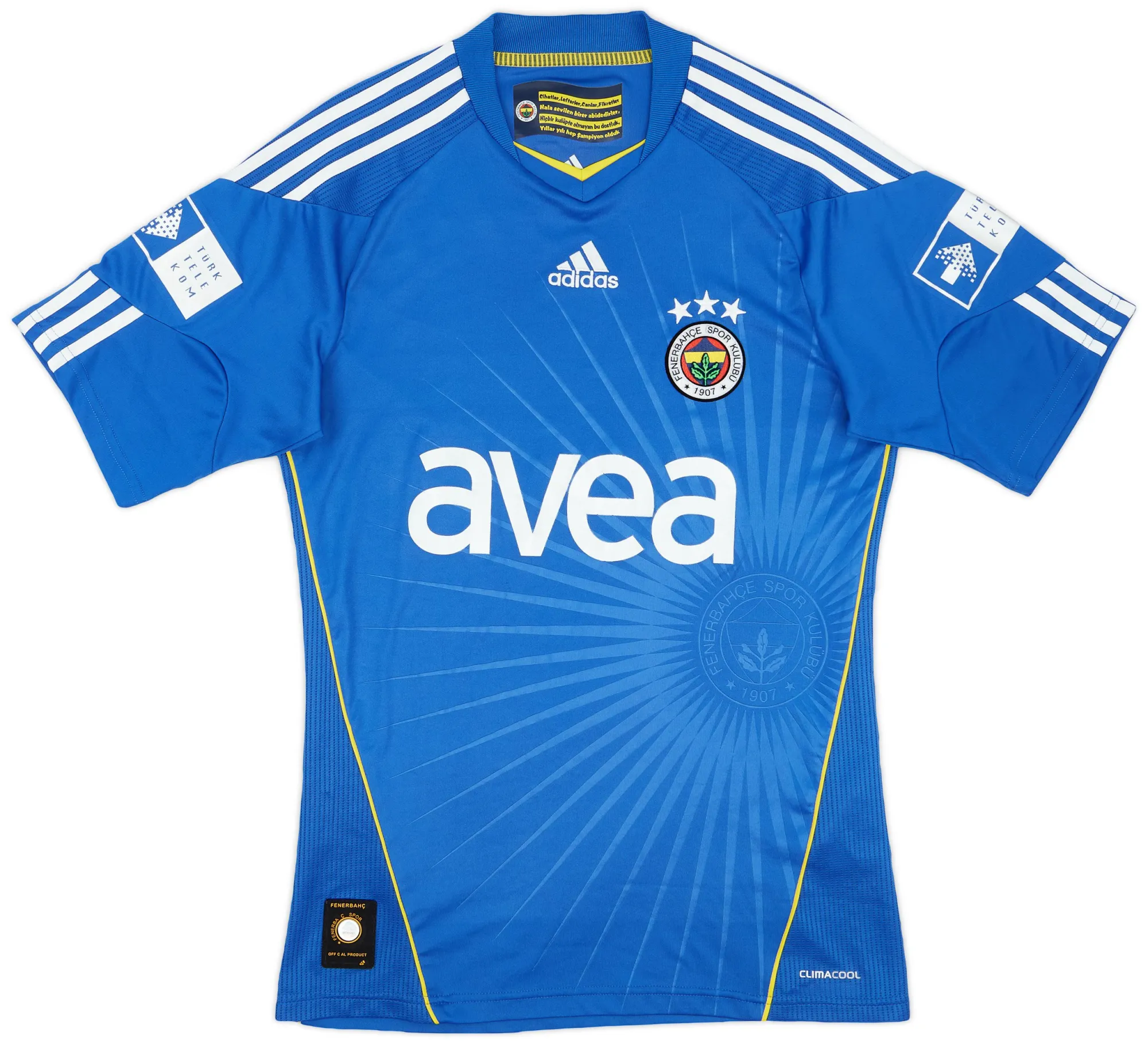 adidas Fenerbahce Mens SS Third Shirt 2010/11