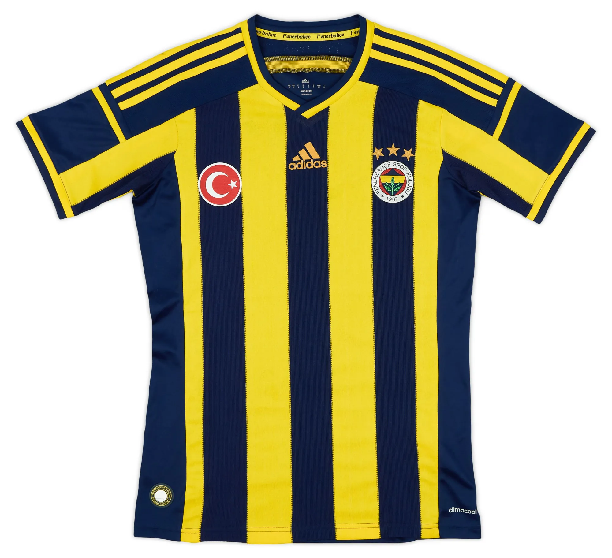 adidas Fenerbahce Mens SS Home Shirt 2014/15