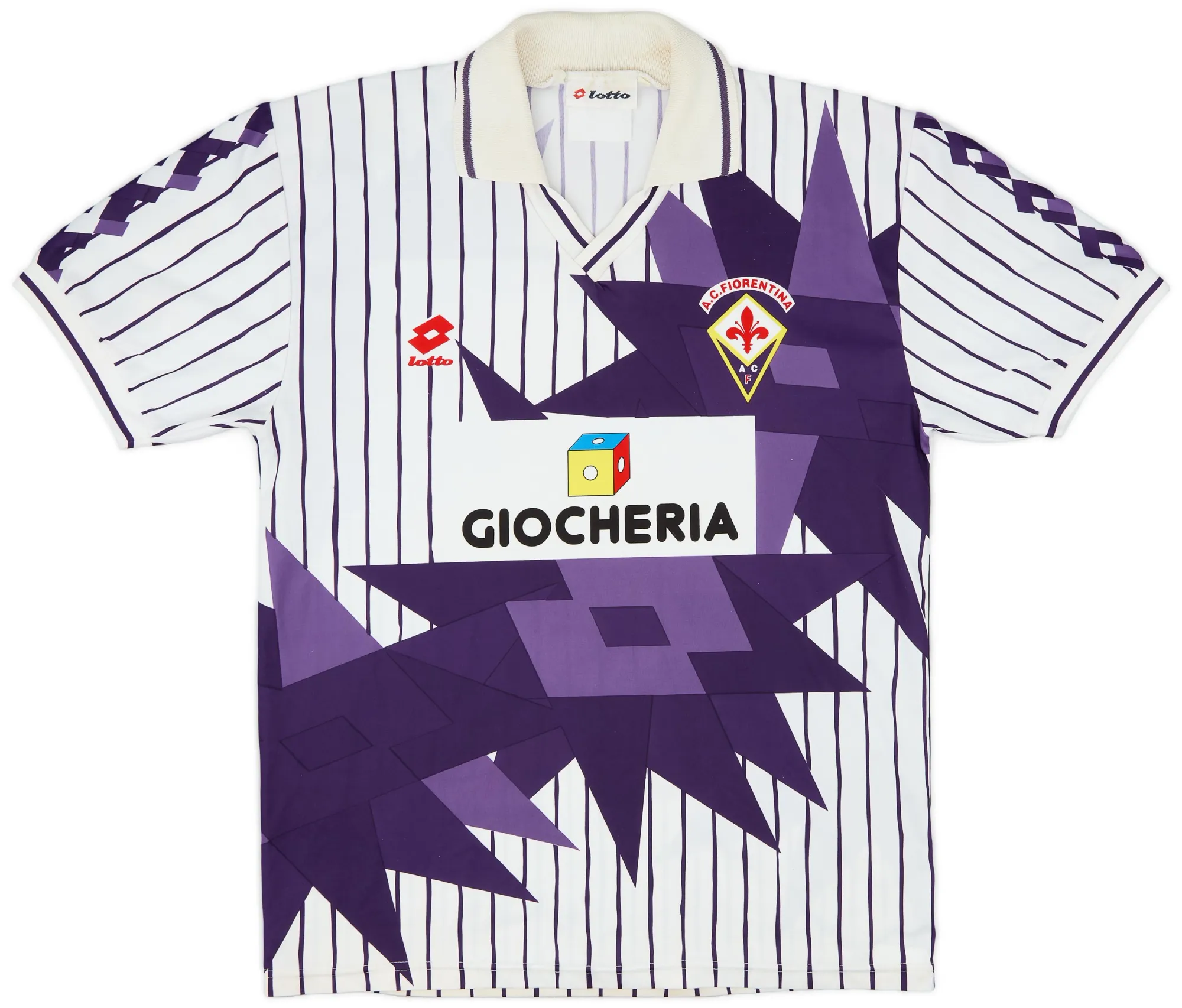 Lotto Fiorentina Mens SS Away Shirt 1991/92