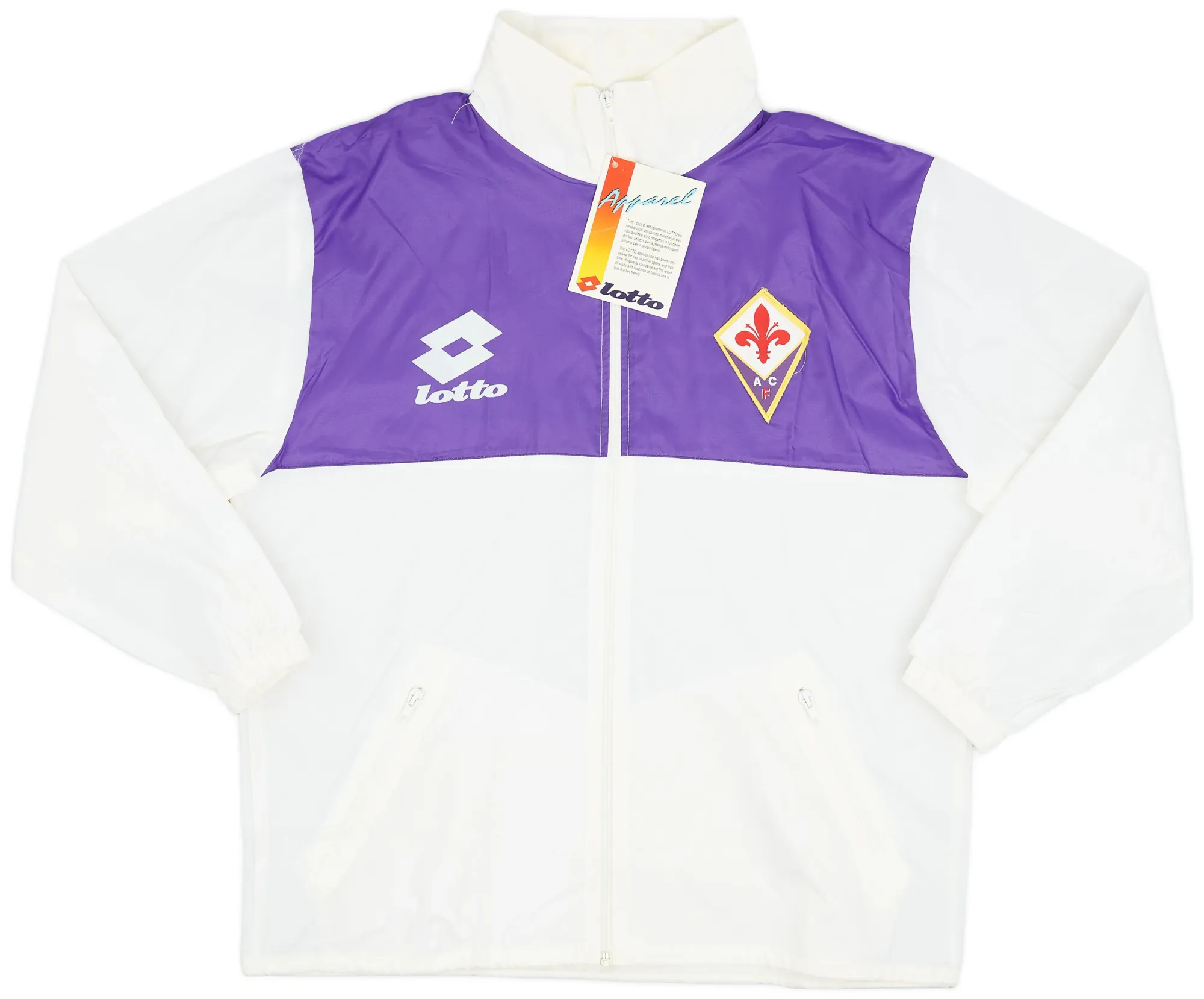 1992-93 Fiorentina Lotto Rain Jacket (M)