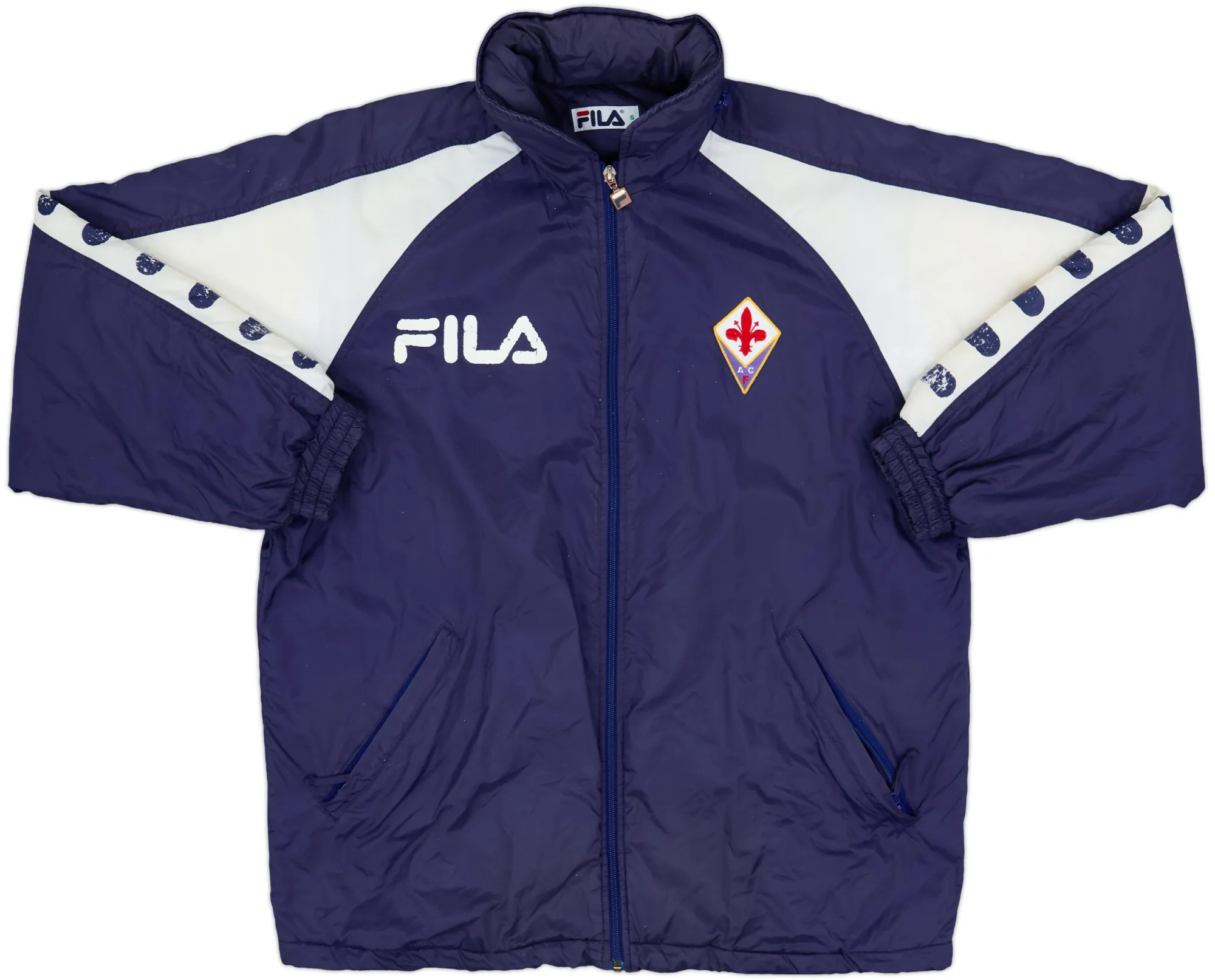 1999-00 Fiorentina Fila Padded Bench Coat - 6/10 - (S)