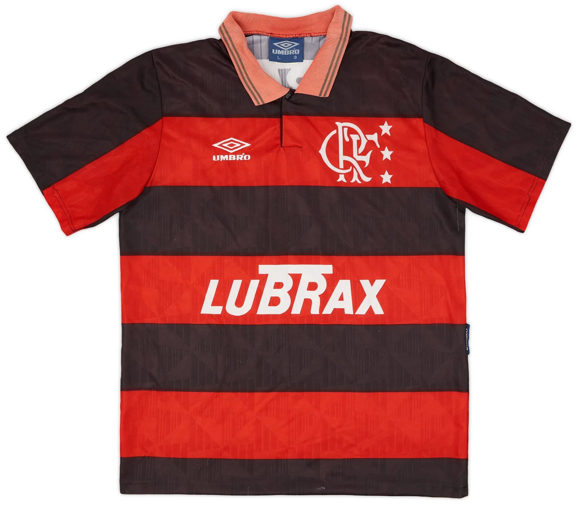 Umbro Flamengo Mens SS Home Shirt 1992/93