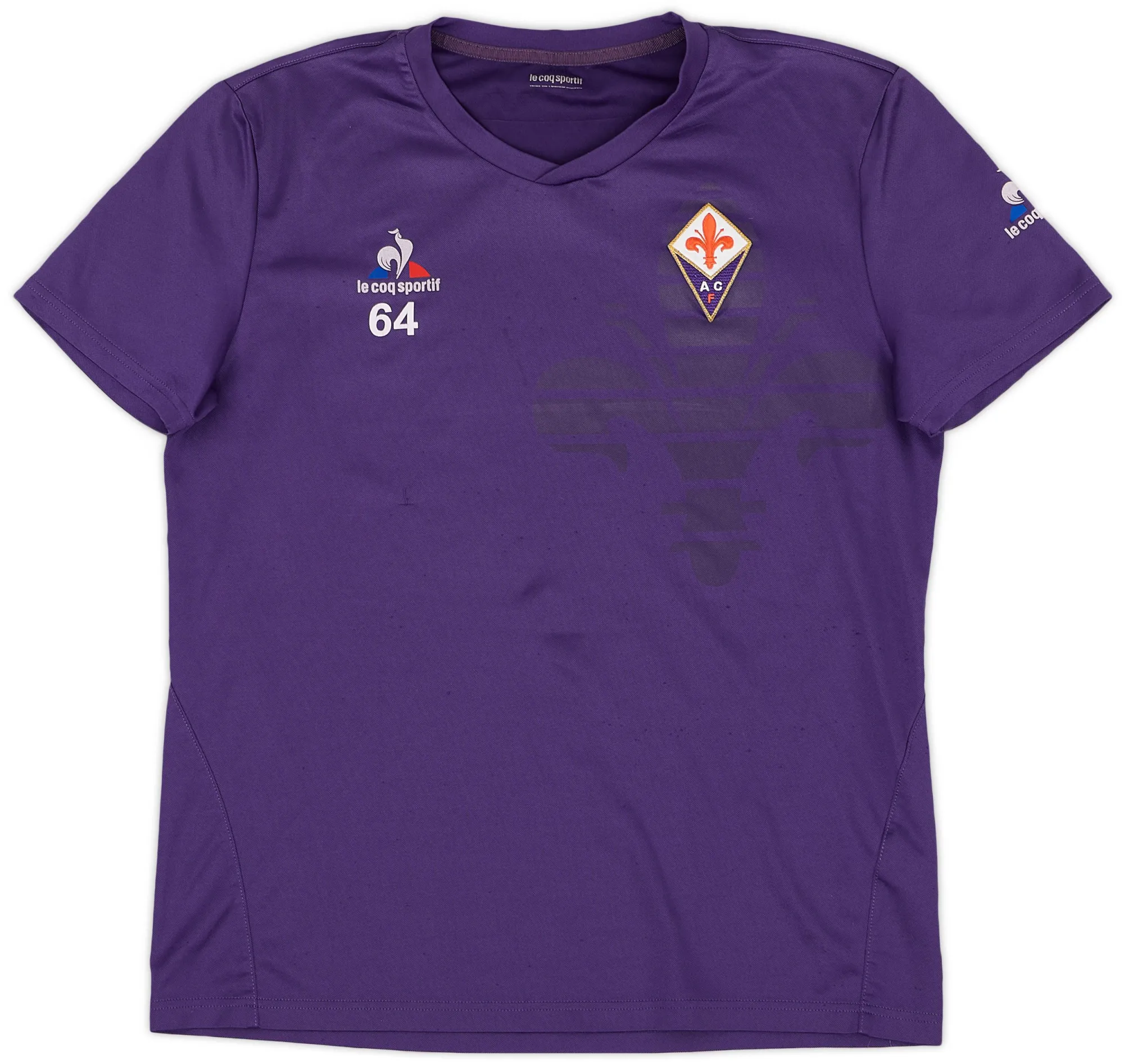 Le Coq Sportif Fiorentina Mens SS Home Shirt 2015/17